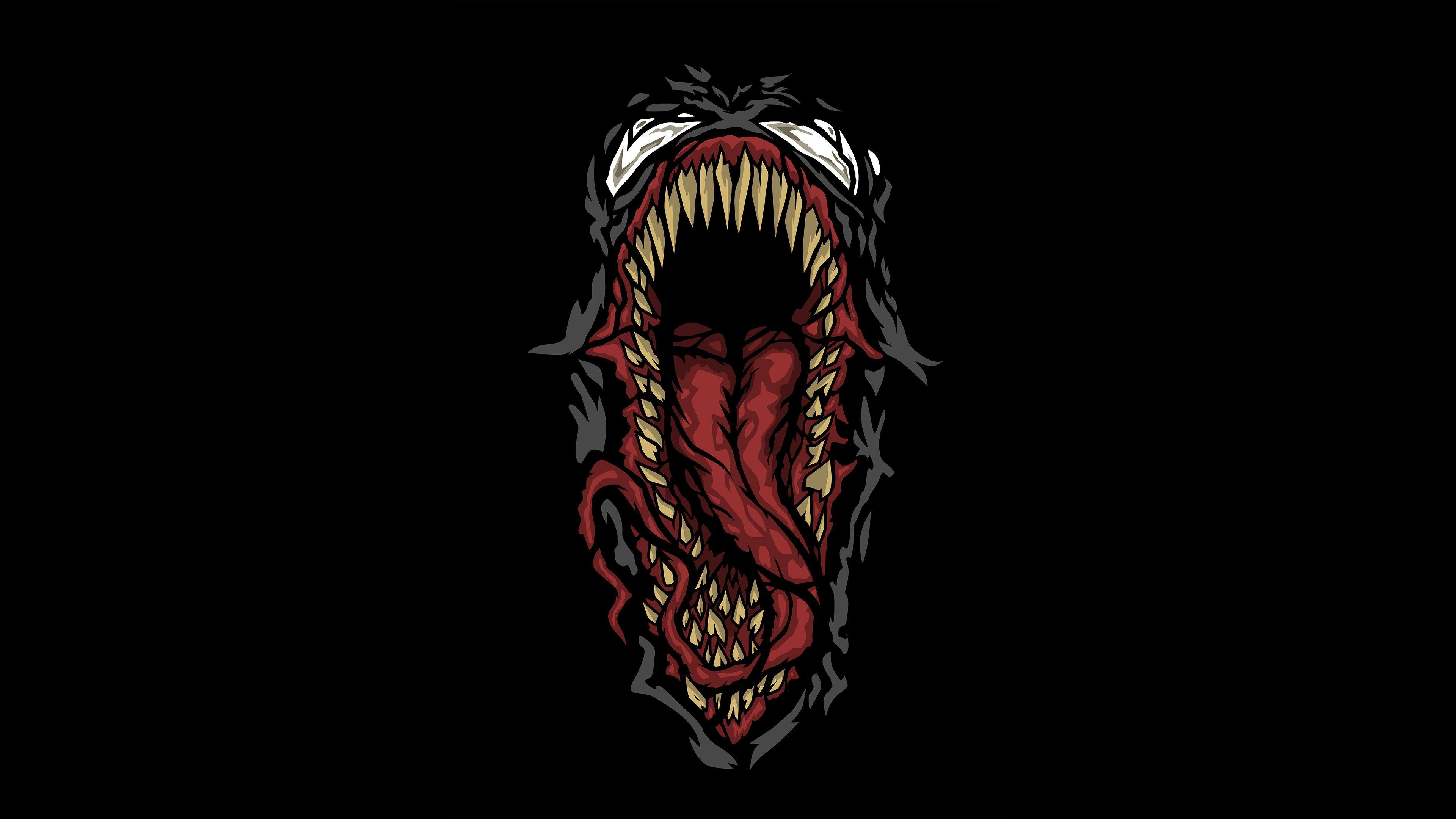 3840x2160 Venom Minimal 4k Art Chromebook Pixel HD 4k Wallpaper