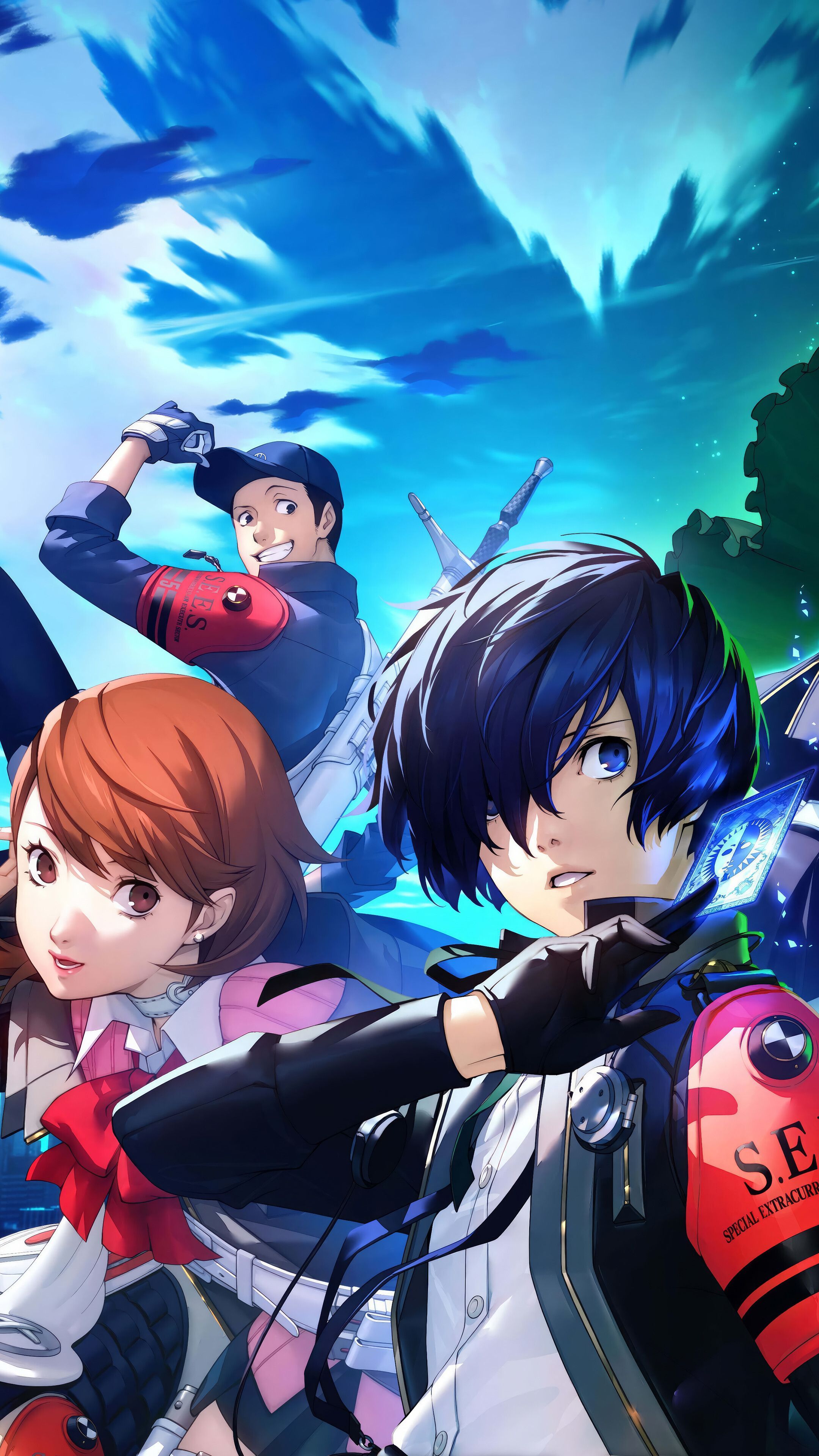 2160x3840 Persona 3 Reload Characters Makoto Yukari Aigis Wallpaper 4K 8K HD PC n