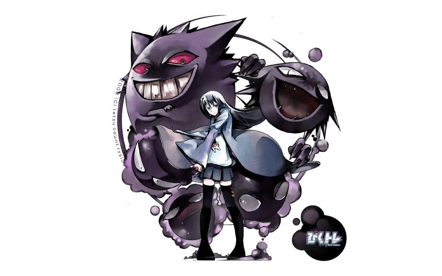 1440x900 Pokemon character, Pokémon, Gengar, Haunter, Gastly HD wallpaper