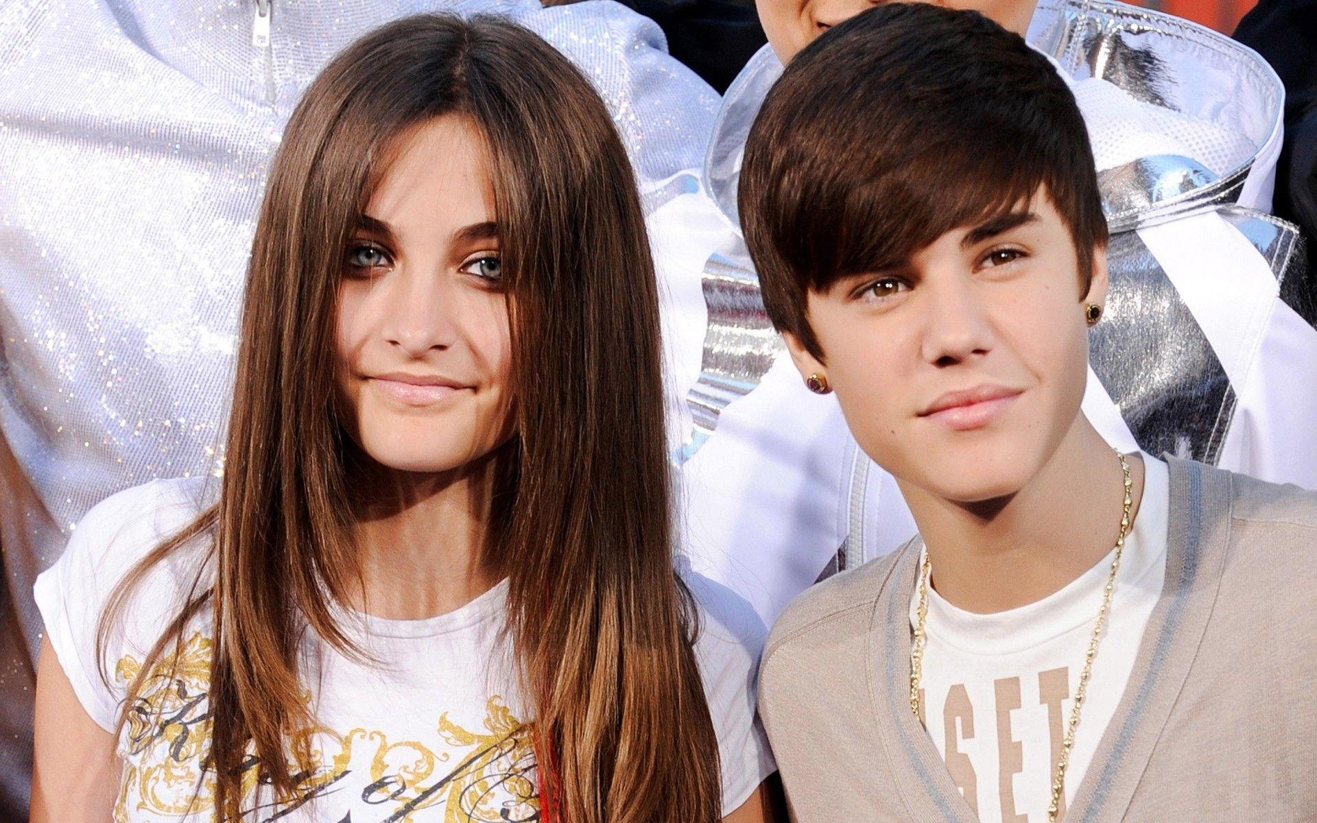 1920x1200 Paris Jackson and Justin Bieber
