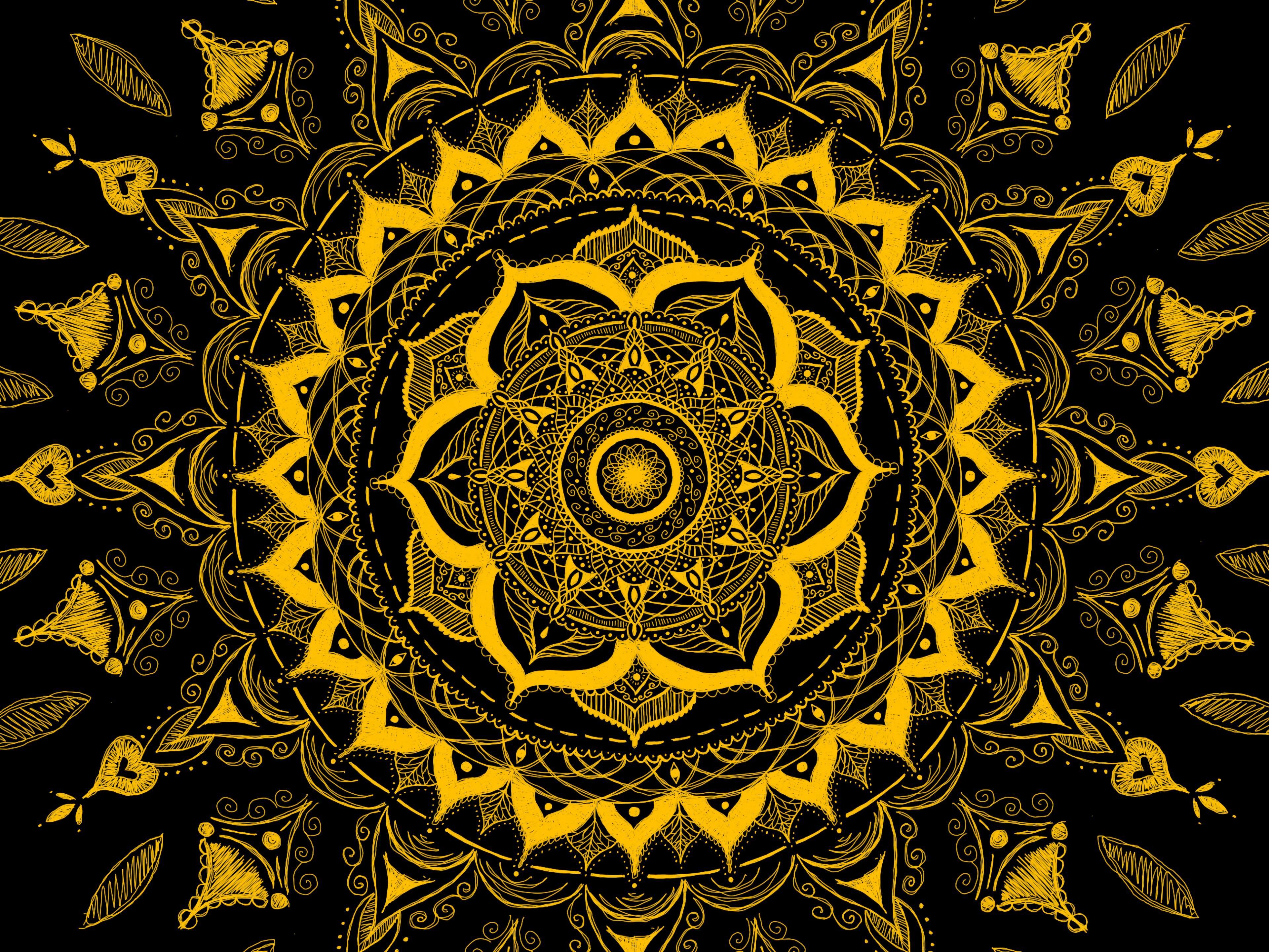 Dark Mandala Wallpapers - Top Free Dark Mandala Backgrounds - WallpaperAccess