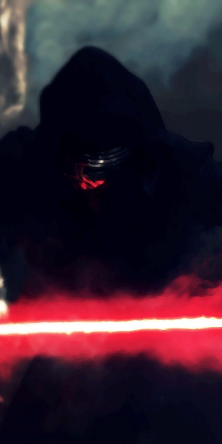 736x1472 stunning wallpaper Star wars, Kylo Ren, dark, art, 1080x2160
