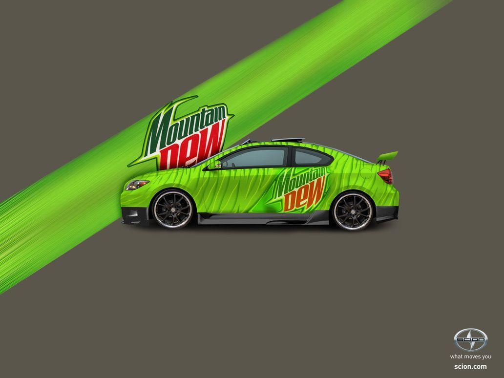 1032x774 show diet Mountain Dew wallpaper. The Mountain Dew Scion Tc