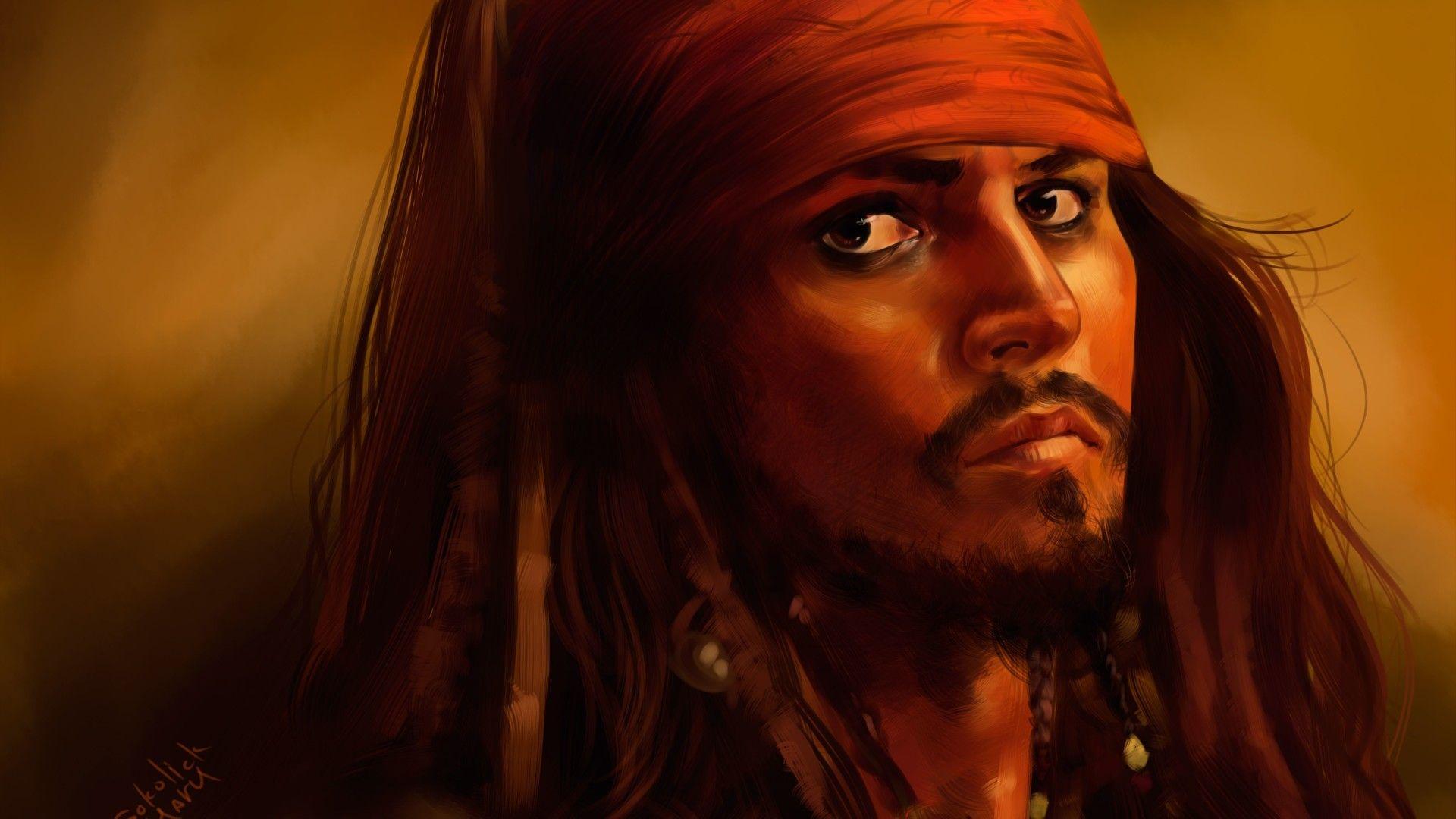 1920x1080 Jack Sparrow 5k Art Laptop Full HD 1080P HD 4k