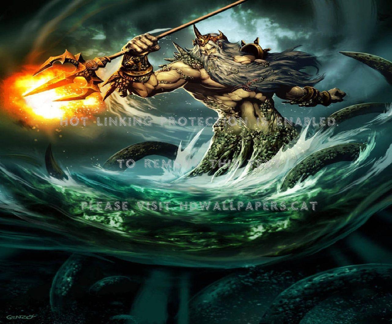 Poseidon Trident Wallpapers - Top Free Poseidon Trident Backgrounds