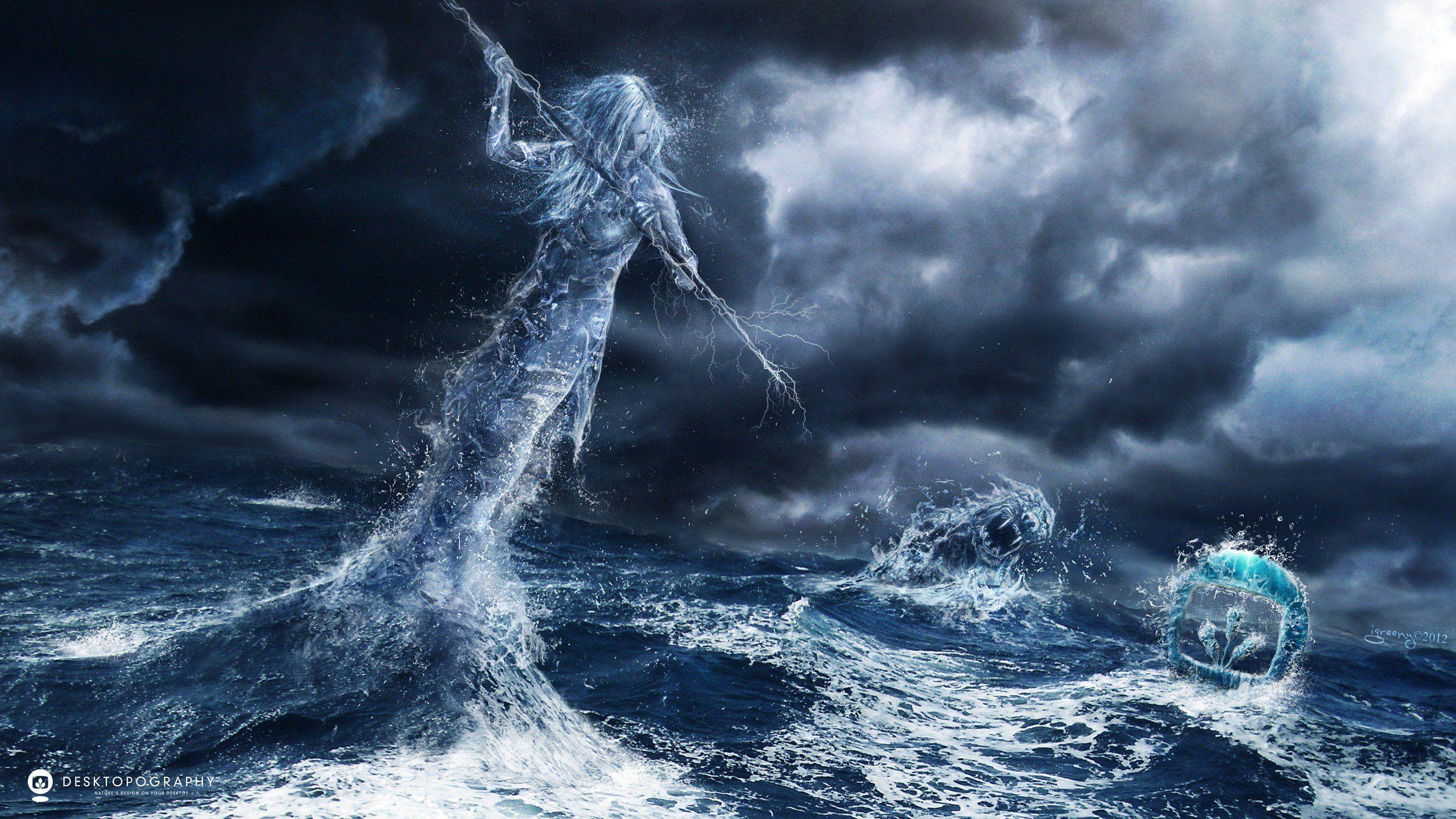 2560x1440 Poseidon Wallpaper And Ocean Wallpaper