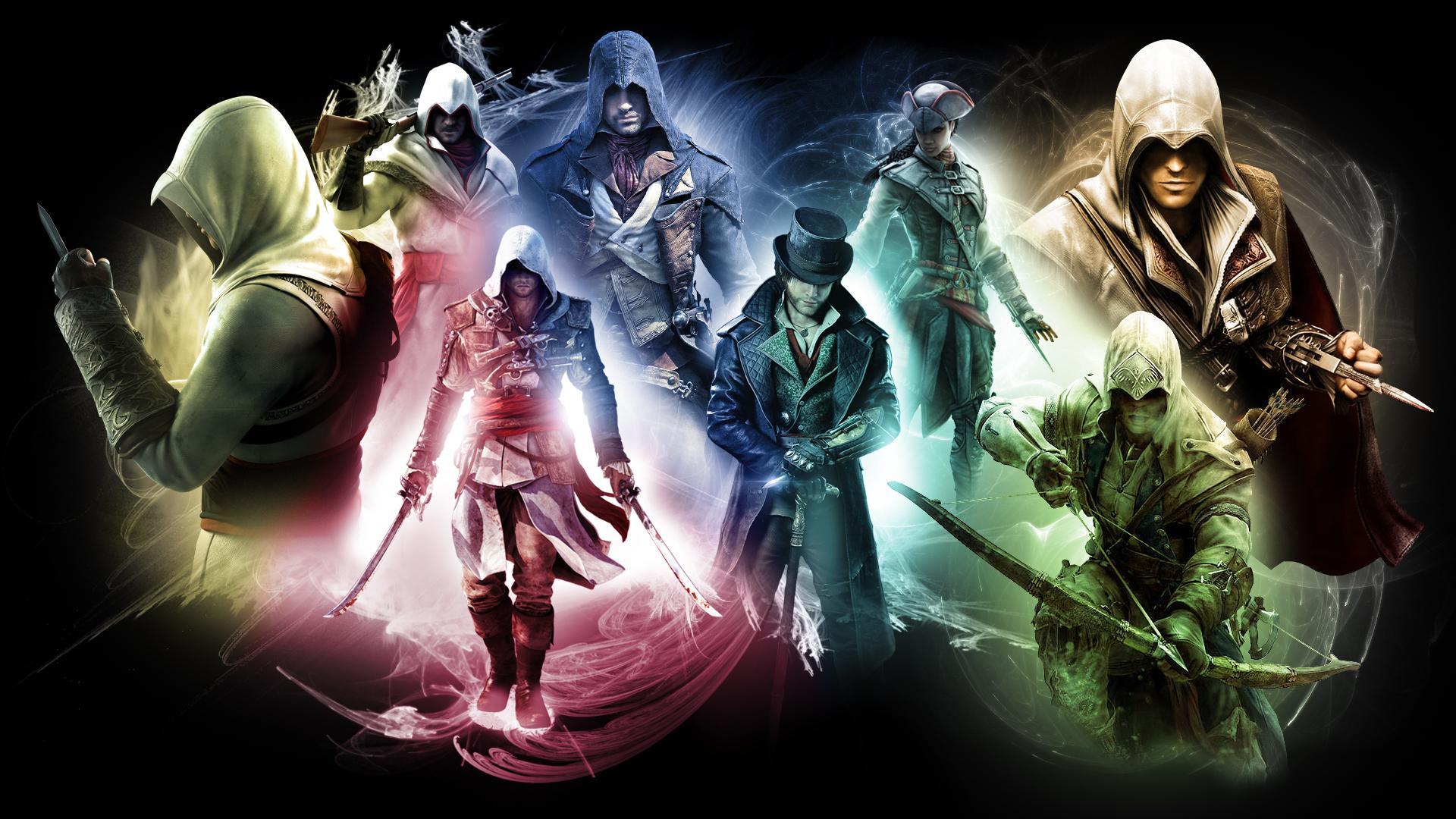 1920x1080 I made this Assassin's Creed wallpaper 4 years ago, never posted it online until now