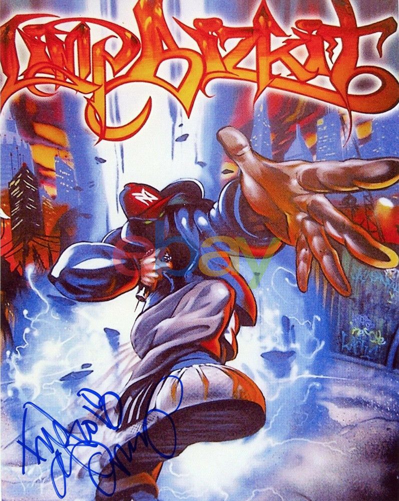 797x1000 FRED DURST Autographed Signed 'Limp Bizkit' 8x10 Photo reprint