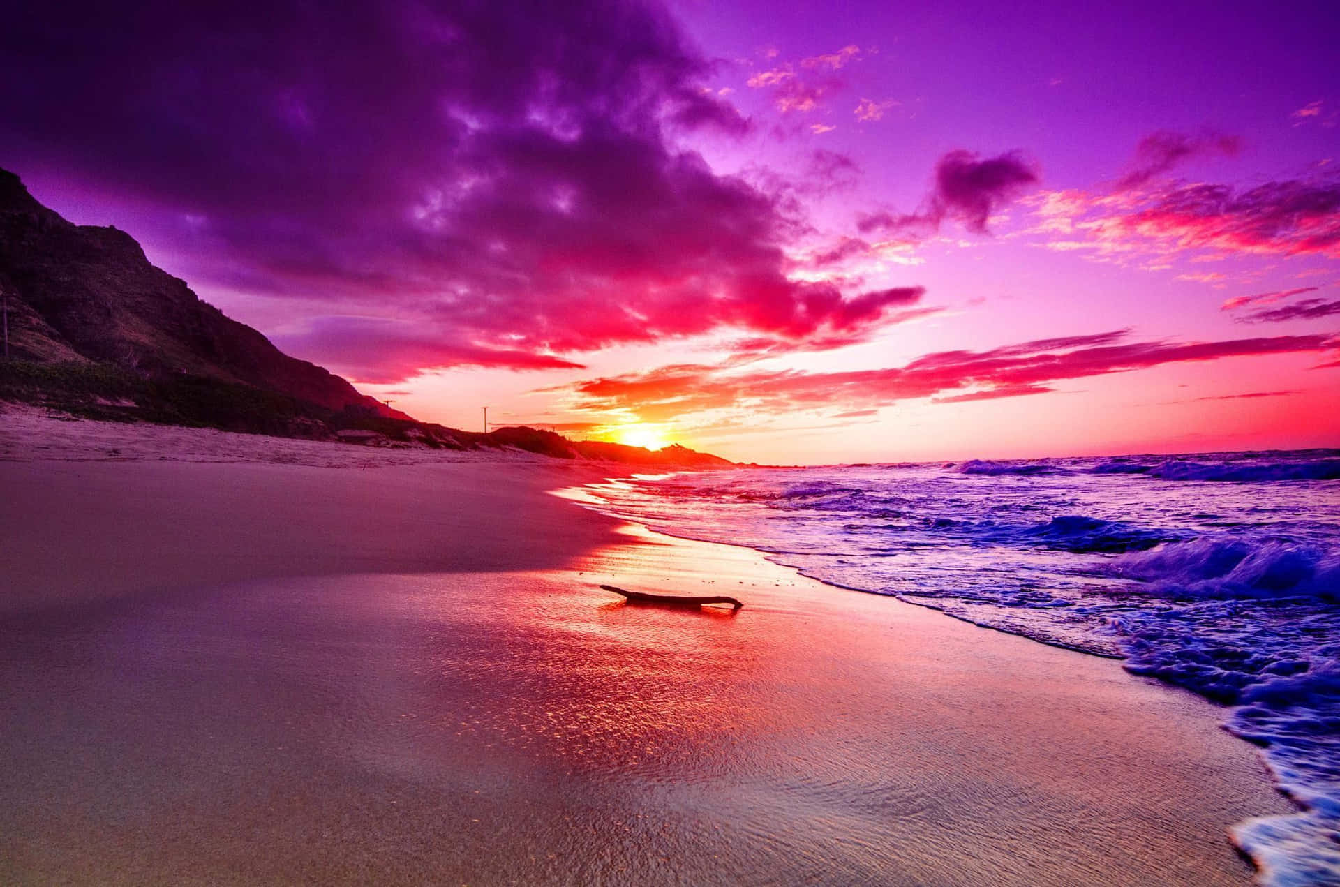 1920x1271 Beach Sunset Picture