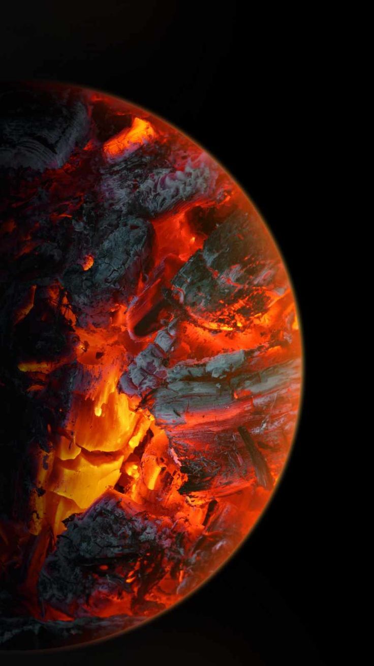 736x1308 Lava Planet iPhone Wallpaper