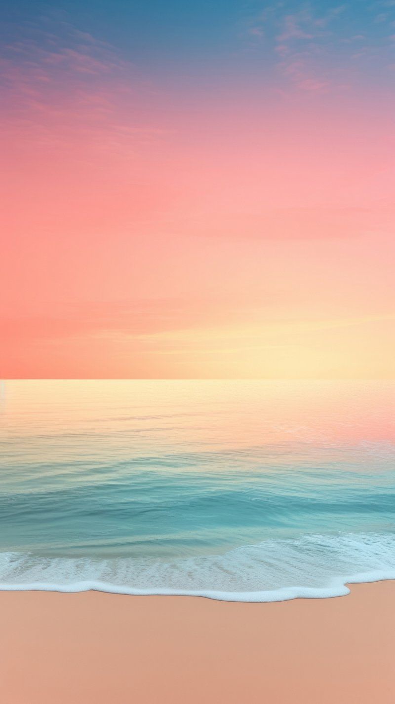 800x1427 Beach Sunset Image Wallpaper