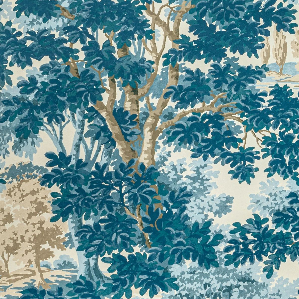 1200x1200 Woodland Paper (Blue)