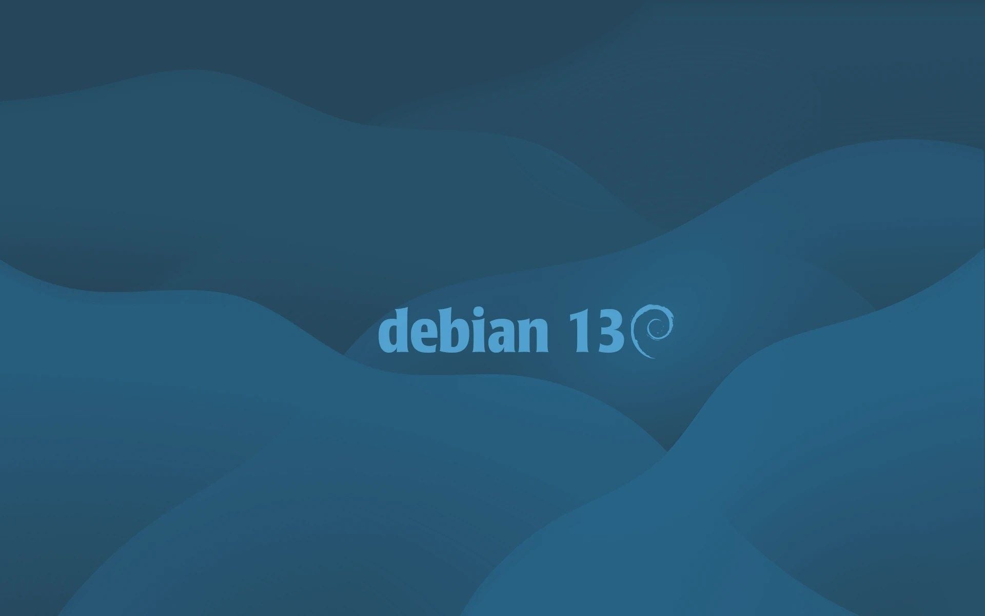 1920x1200 This Is The Default Theme Of Debian GNU Linux 13 “Trixie”