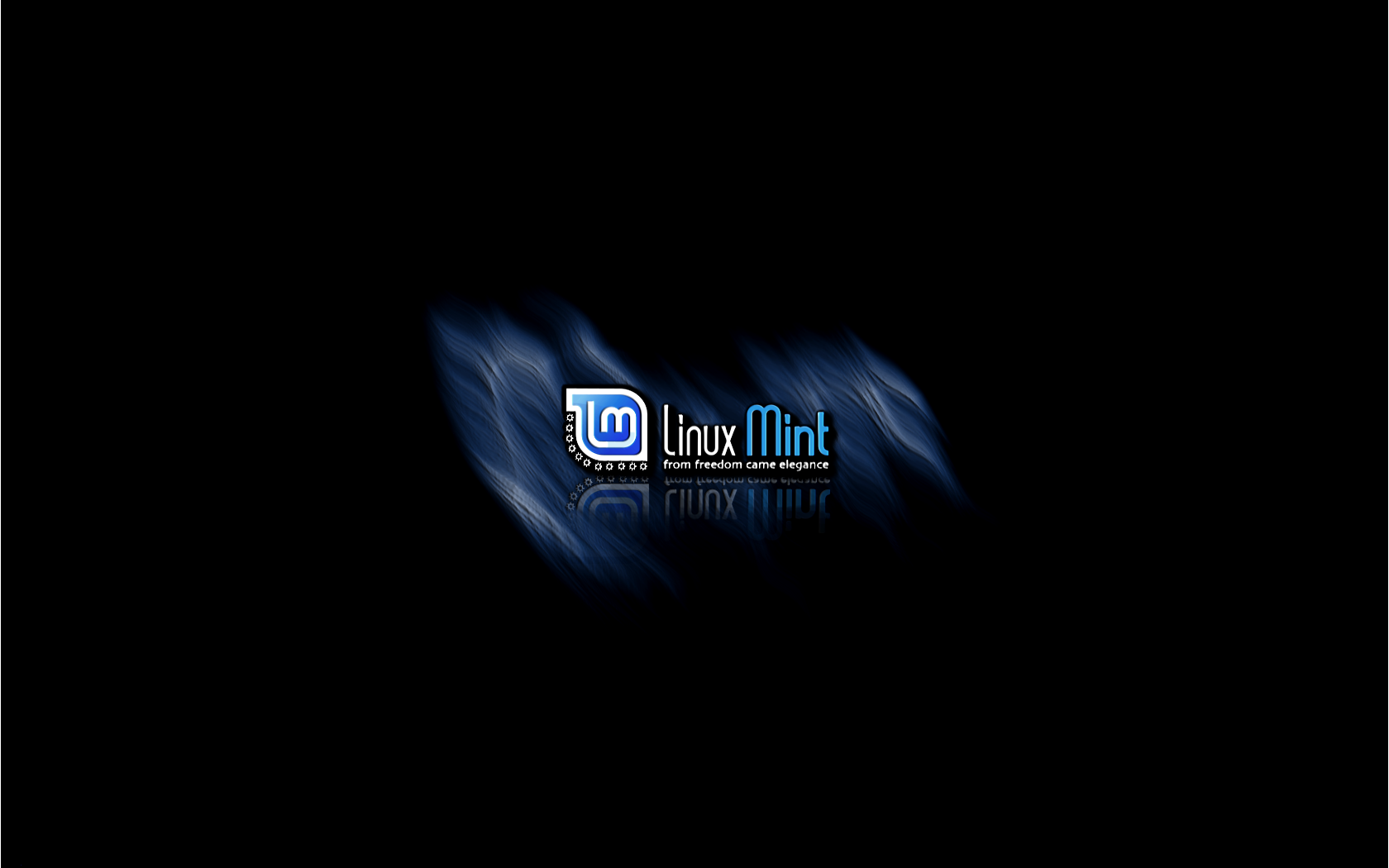 1680x1050 Yet Another KDE Wallpaper Blue Flame
