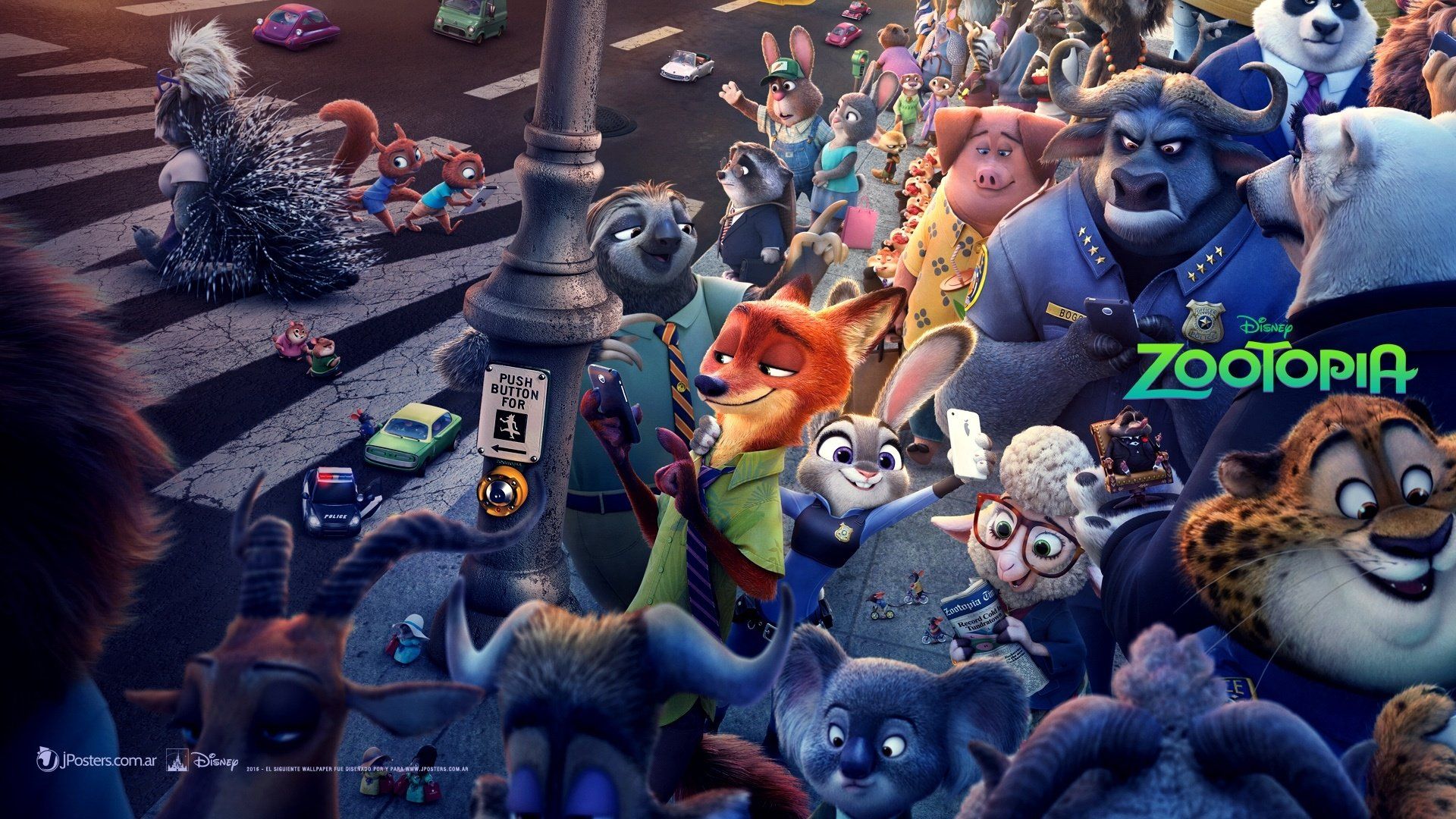 1920x1080 Zootopia HD Wallpaper: A Vibrant Adventure Awaitsx1080