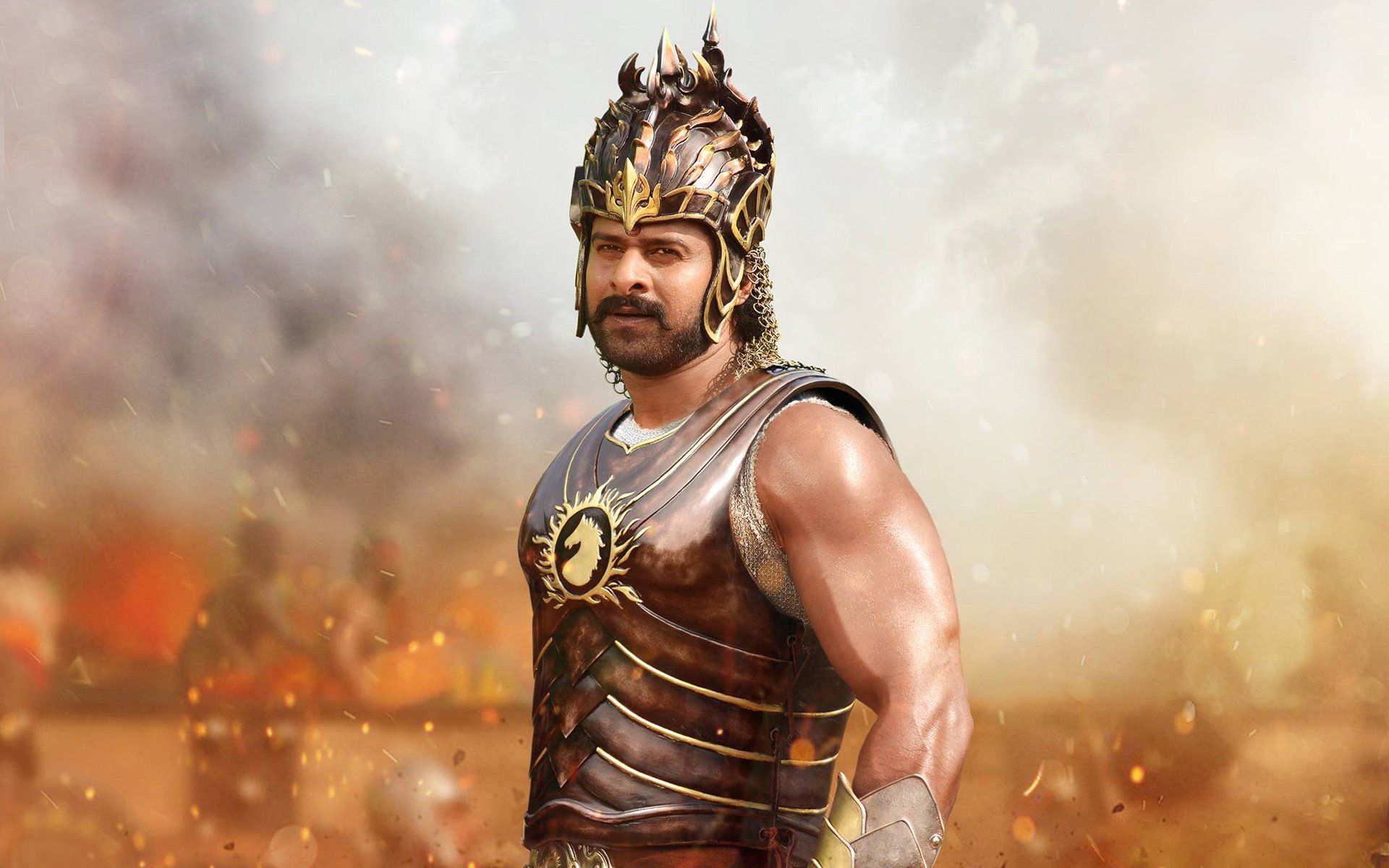 1920x1200 HD Wallpaper: Prabhas in Baahubali Beginning Epic Scenex1200