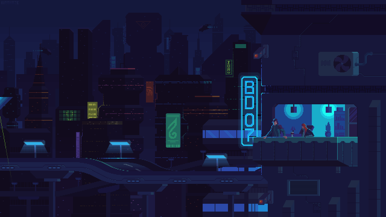 1280x720 Retronator // cyberpunrealities: Cyerpunk Cyberscapes