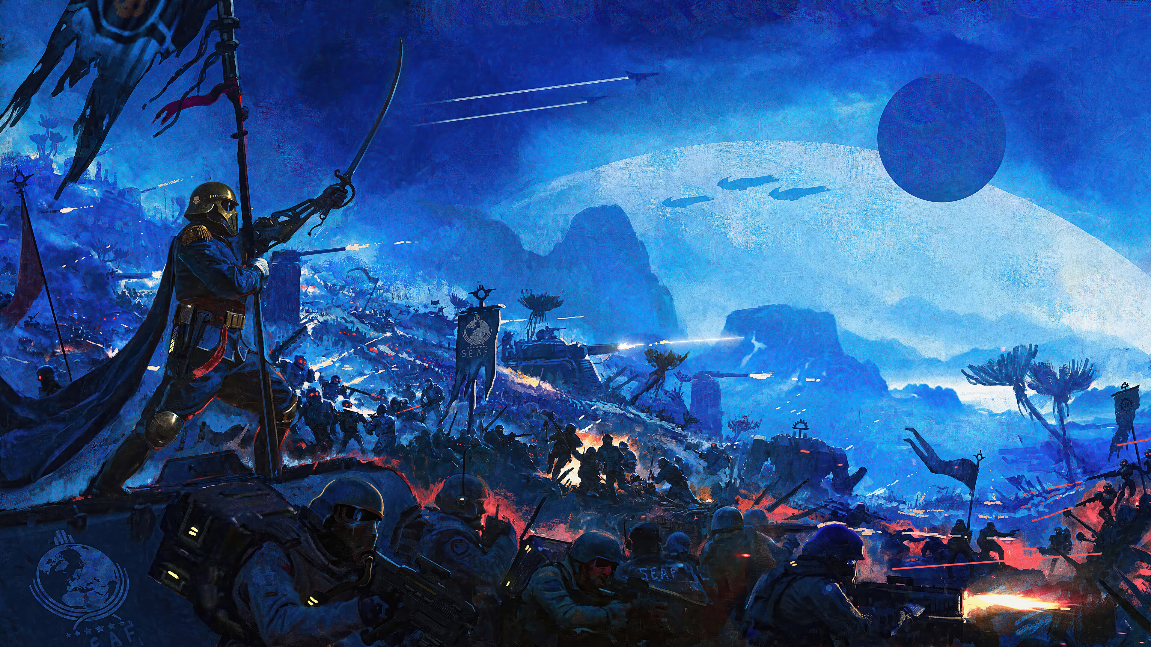 3840x2160 Helldivers 2 HD 4K Wallpaper PC & Phone