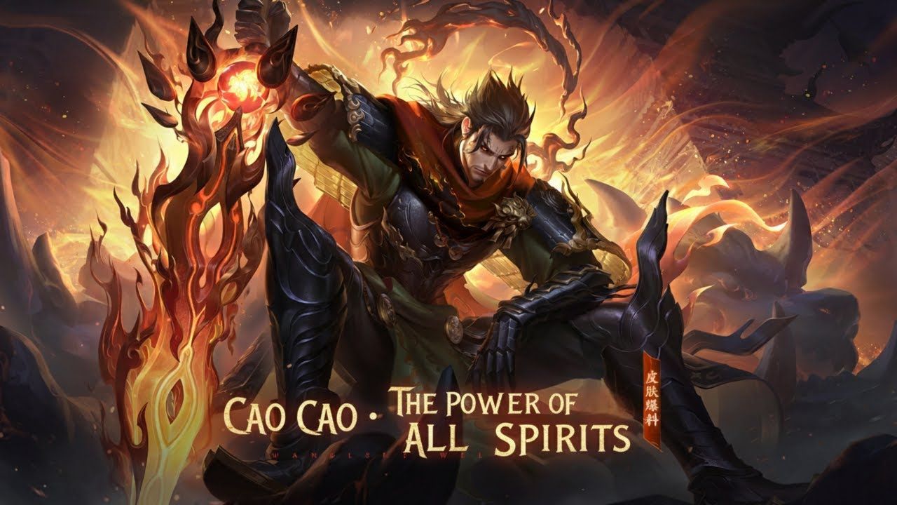 1280x720 Cao Cao Fatih First Legendary Skin Power Of All Spirits. Honor Of Kings CN