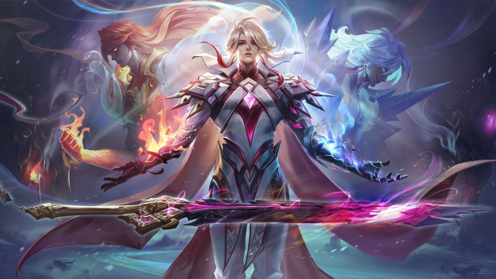 1920x1080 Athena Cao Cao Charlotte Cheng Yaojin Dian Wei Dongfang Yao HD Honor Of Kings Wallpaper