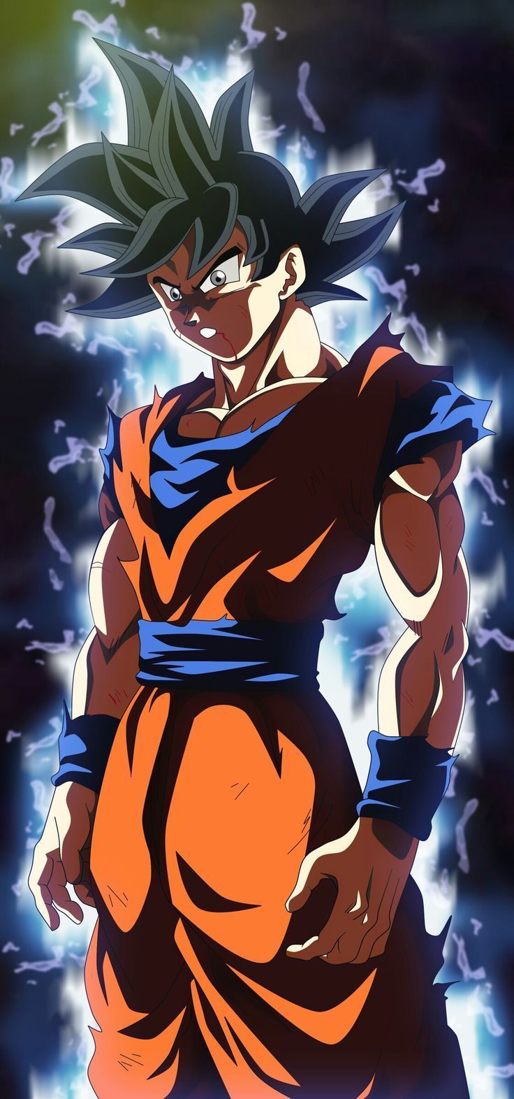 736x1572 Goku Ultra Instinct omen manga colored