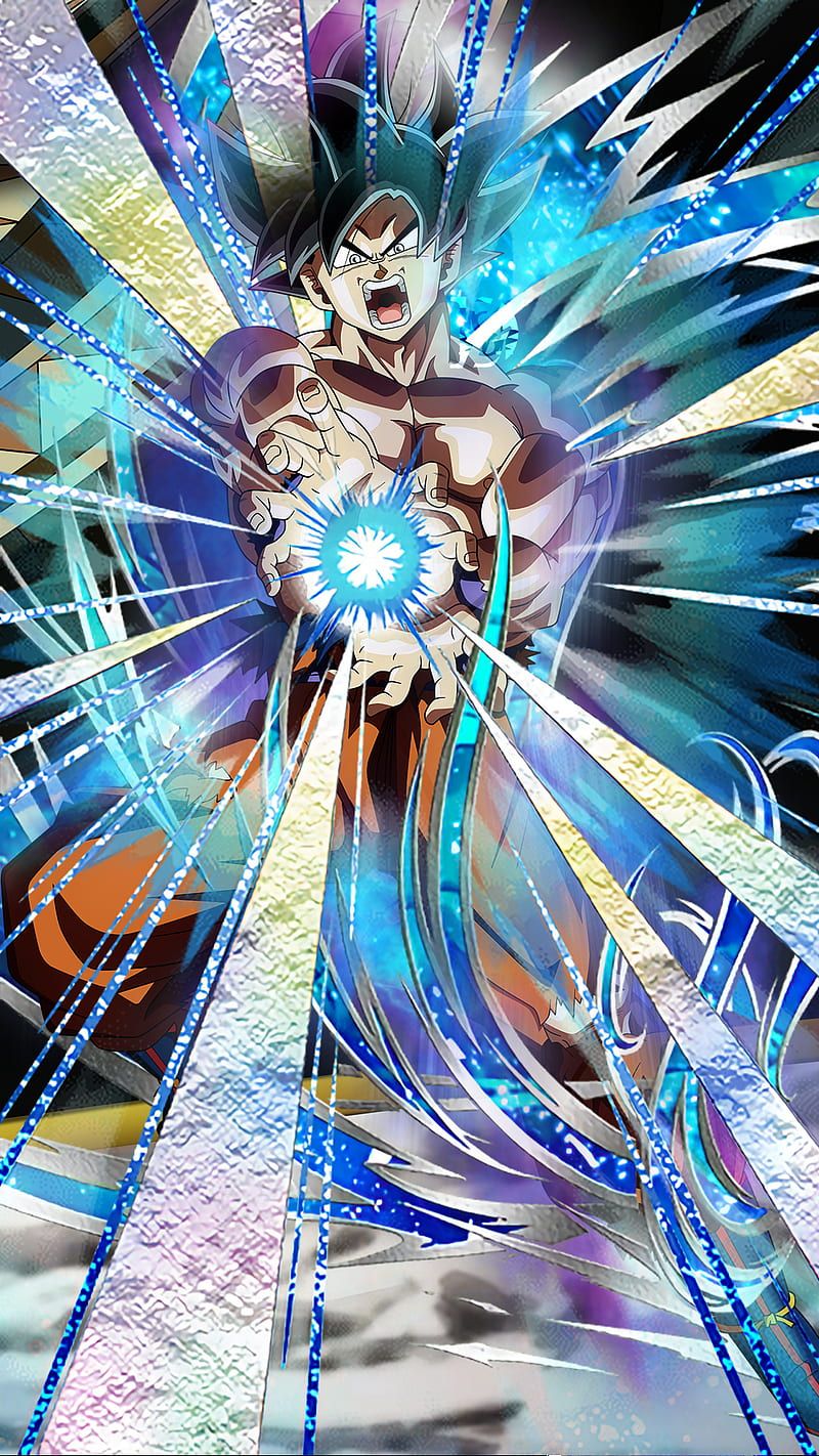 800x1422 Goku UI, anime, dbs, kamehameha, ultrainstinct, HD phone wallpaper