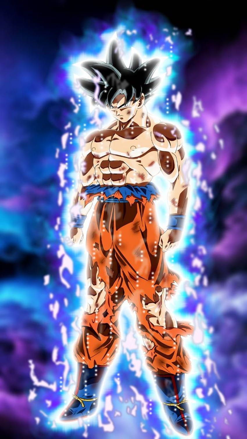 850x1511 Ultra Instinct Goku iPhone, Goku Gif HD phone wallpaper