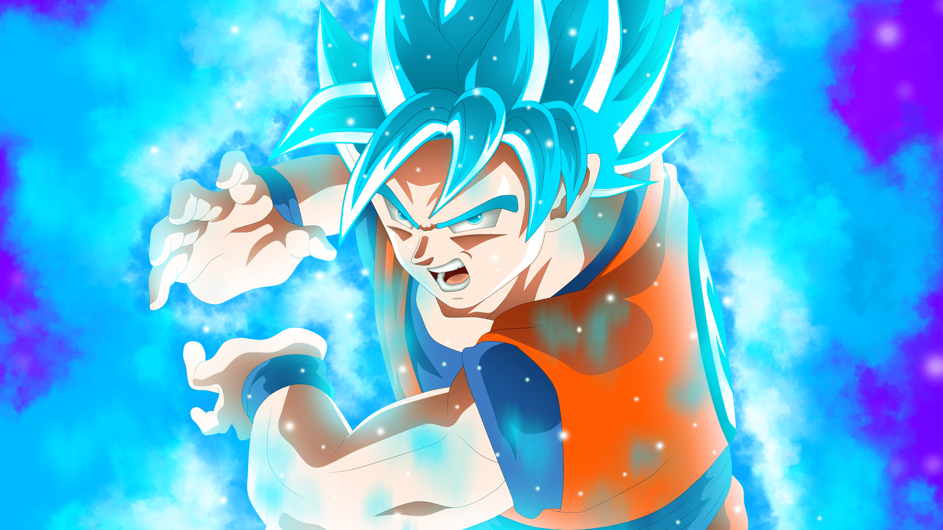 1920x1080 Goku Ultra HD: Epic Dragon Ball Super Anime Wallpaper