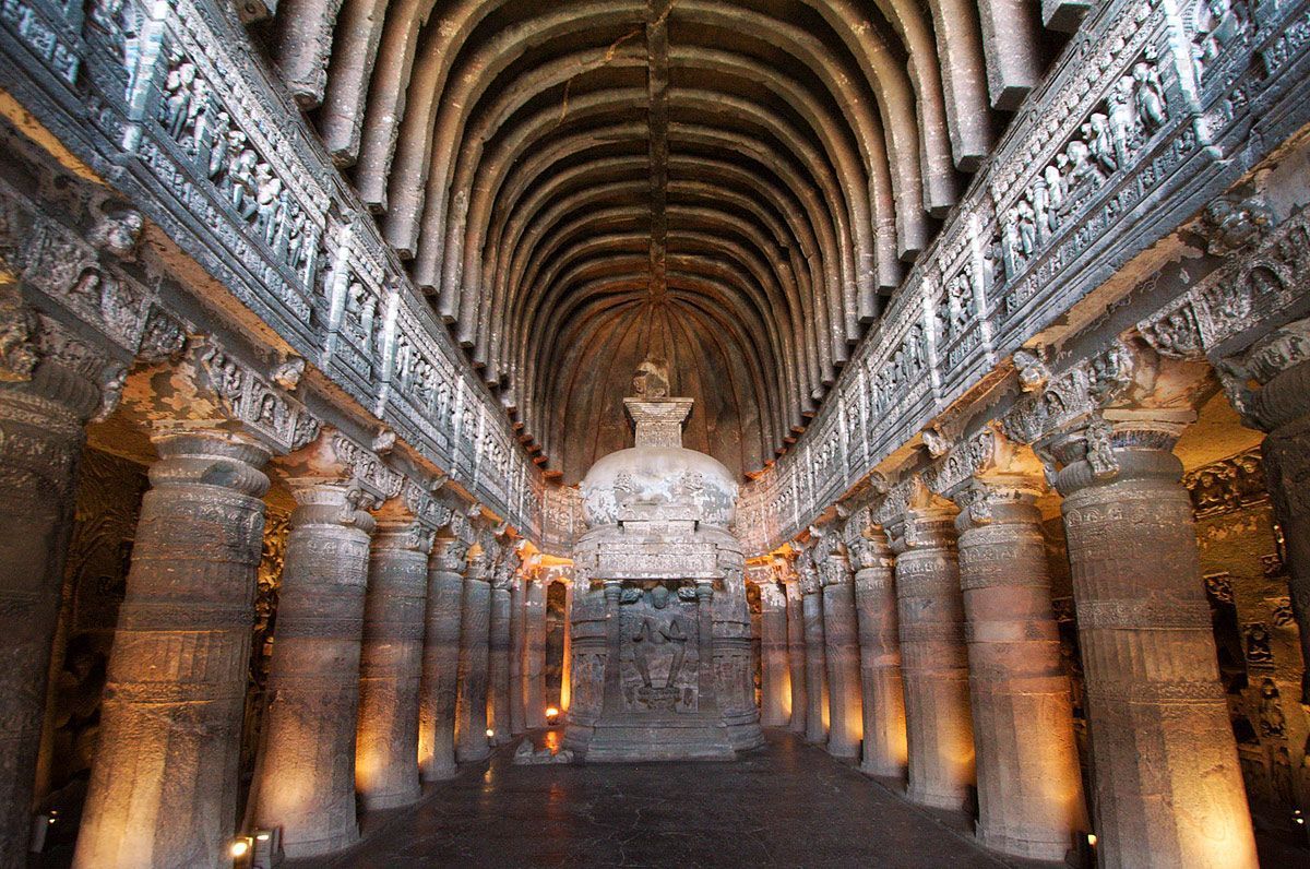 1200x796 Ellora Caves Wallpaper