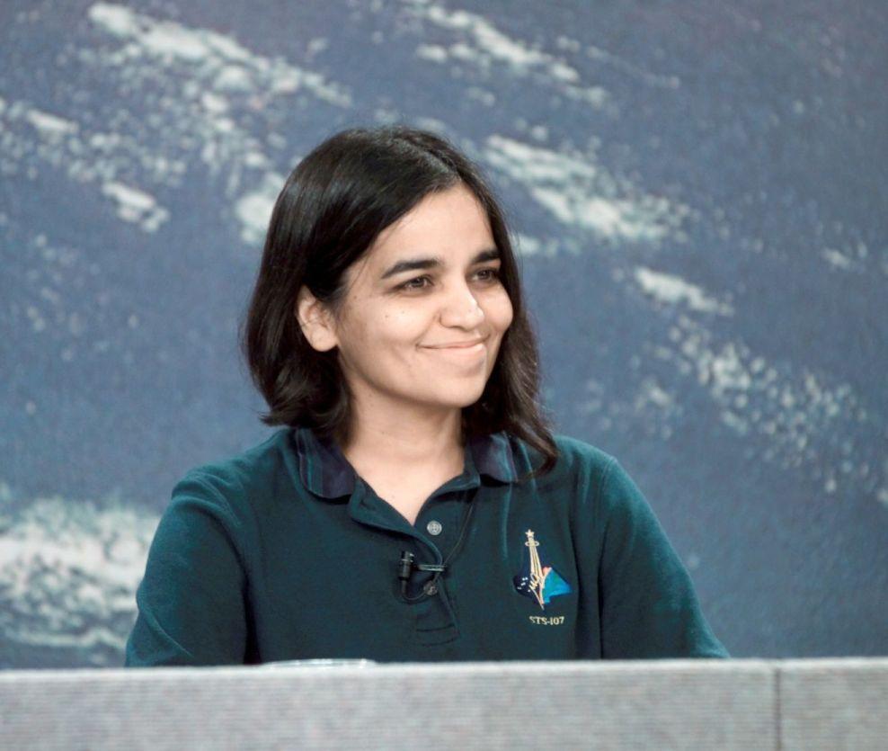 988x835 Kalpana Chawla Smiling. Veethi. Astronaut, Earth and space
