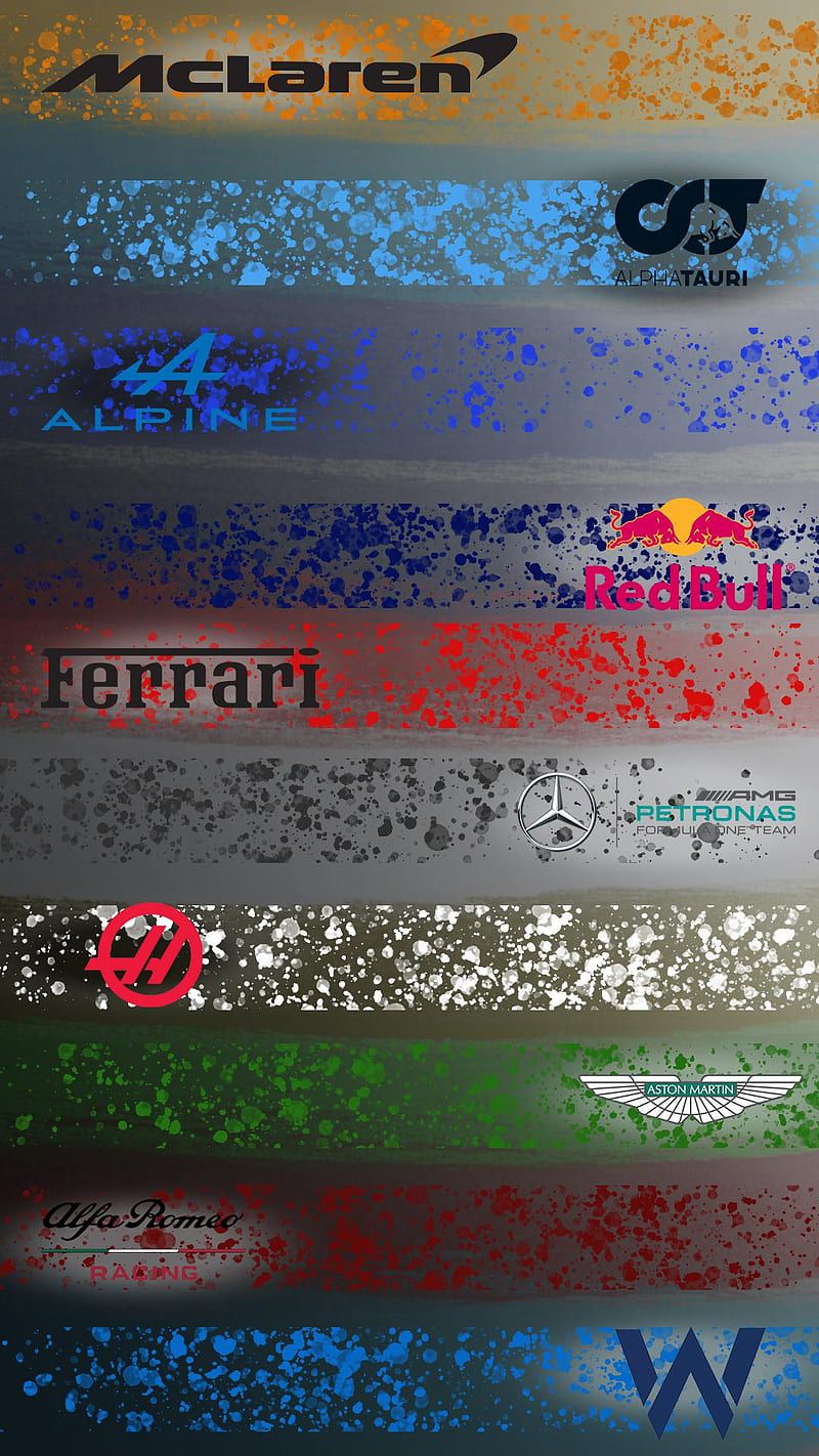 800x1422 F1 Teams 1080x alfa romeo, alpine, aston martin, f ferrari, haas, mclaren, HD phone wallpaper
