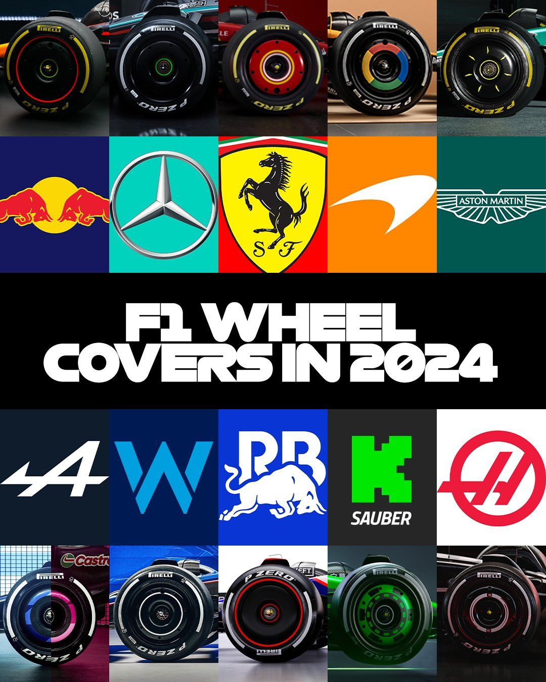 1080x1350 F1 2024 Teams Wallpaper