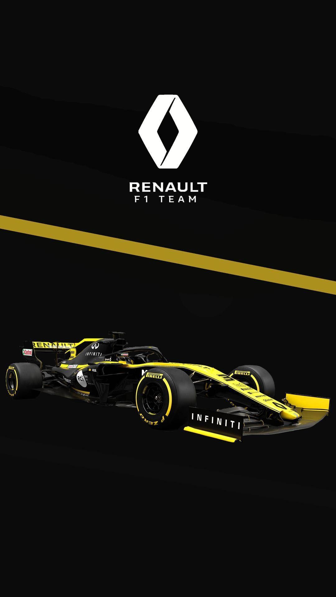 1080x1920 Download Renault F1 Team Logo Wallpaper