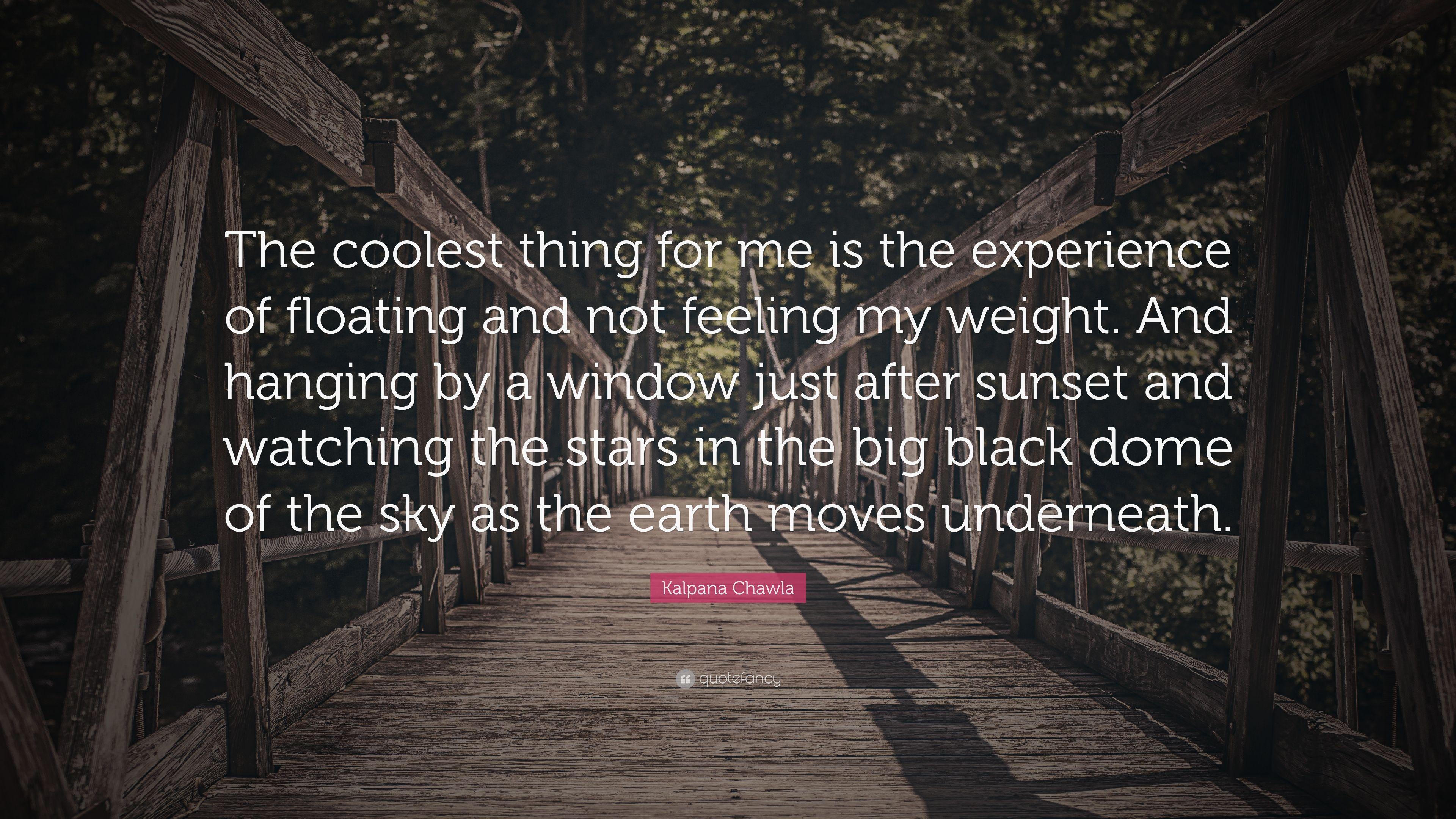3840x2160 Kalpana Chawla Quote: “The coolest thing for me is the experience