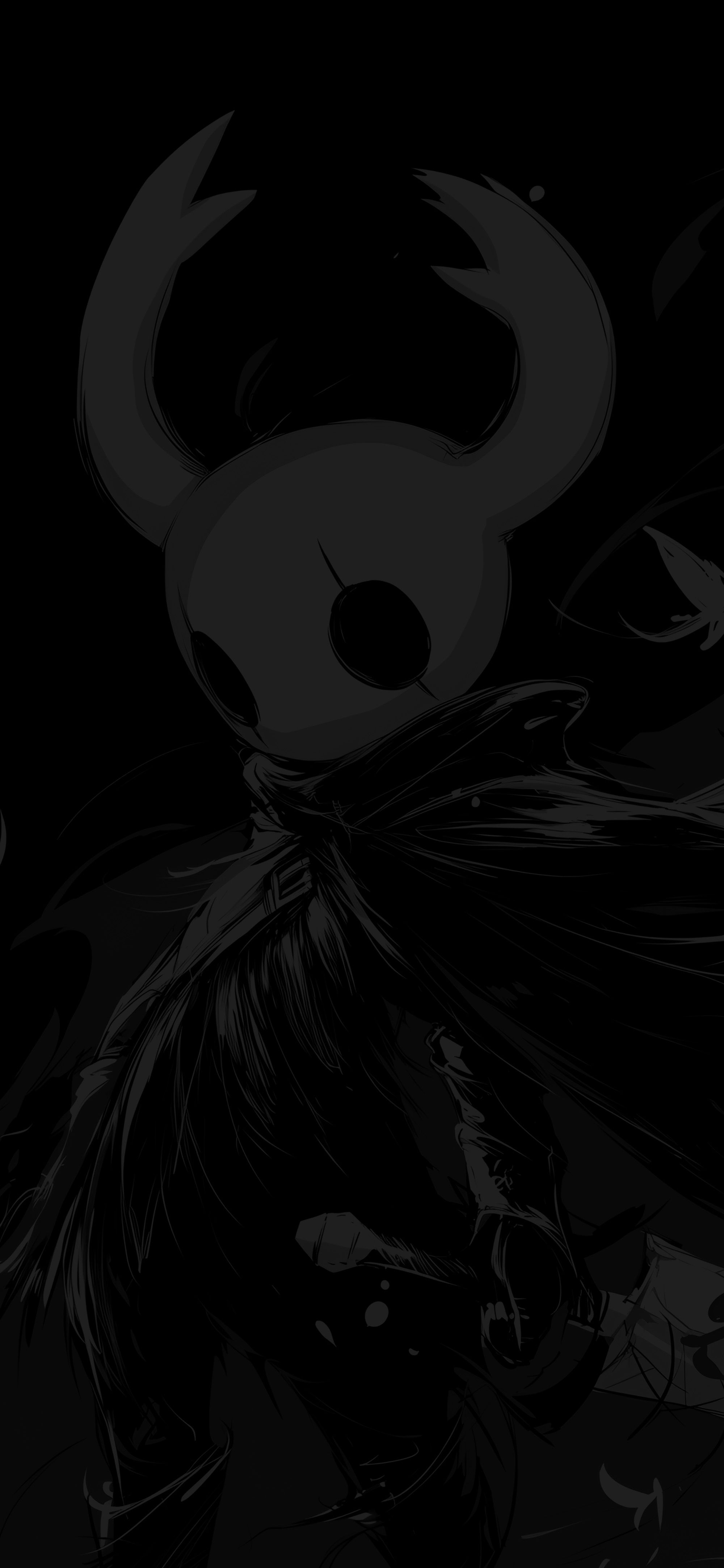 2000x4329 Hollow Knight Dark Fantasy Wallpaper iPhone Wallpaper