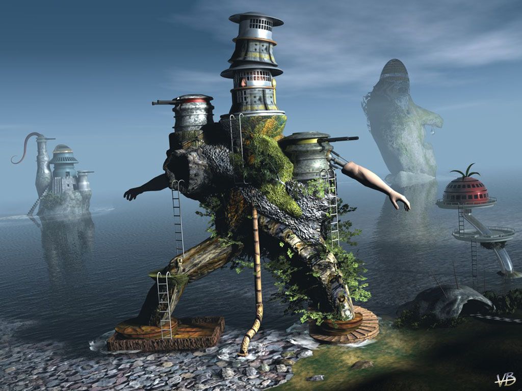 1024x768 3D art wallpaper digital fantasy artist: free desktop background design downloads