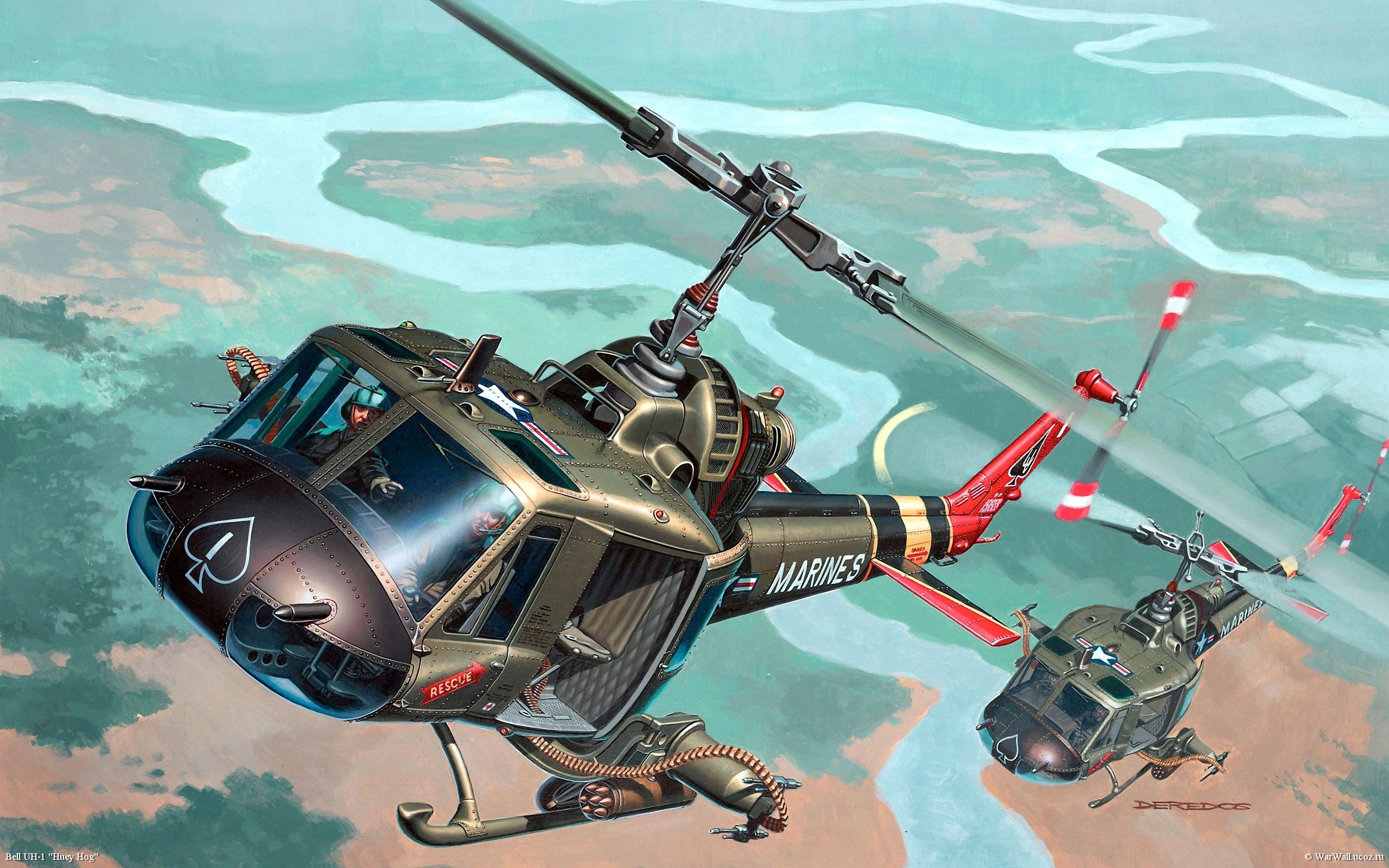 2560x1600 Free Bell Uh 1 Iroquois 4K Wallpaper & Desktop HD Background for PC