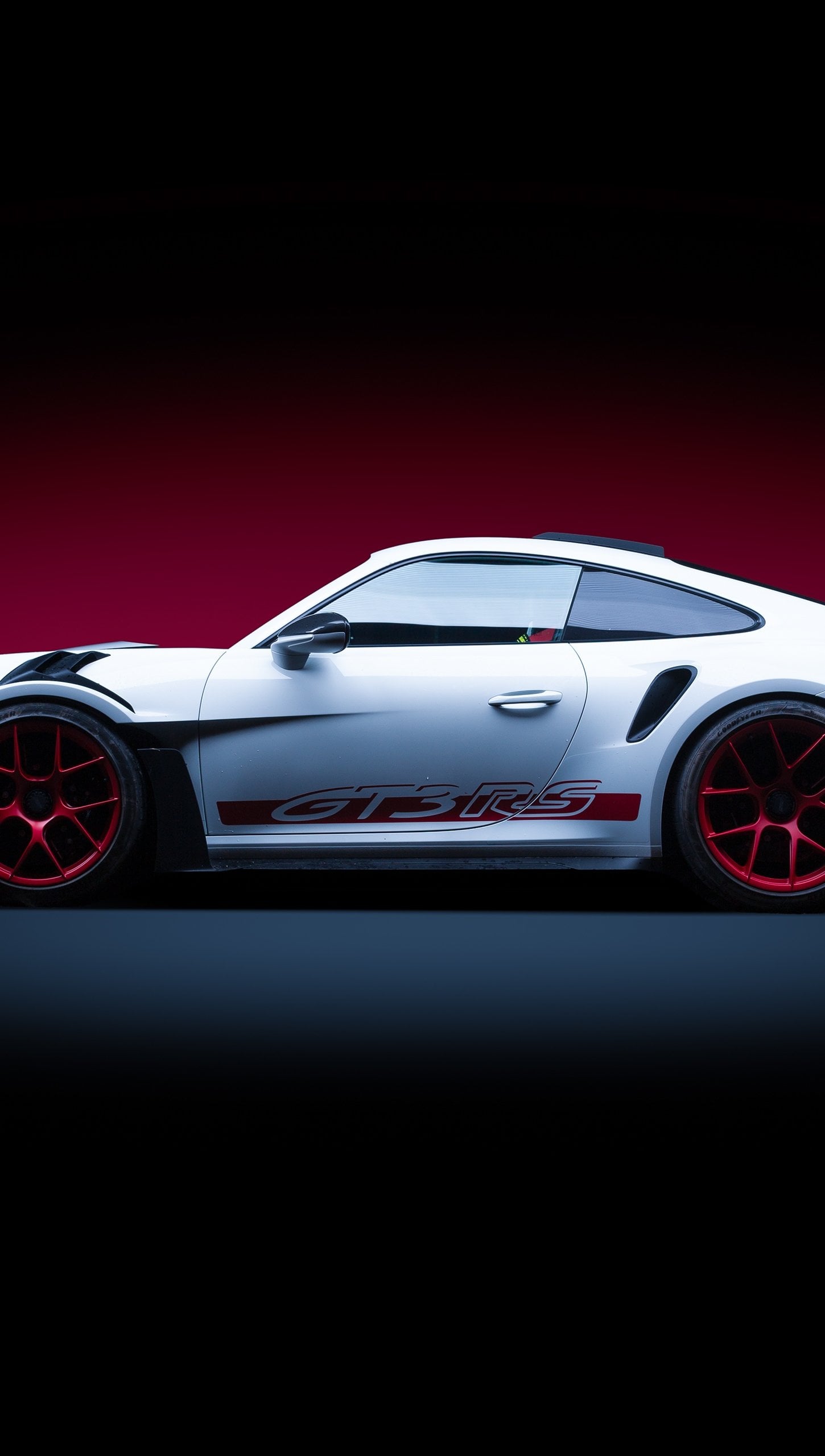 1450x2560 Porsche 911 GT3 RS White Wallpaper 4K for iPhone and Mobile Phone