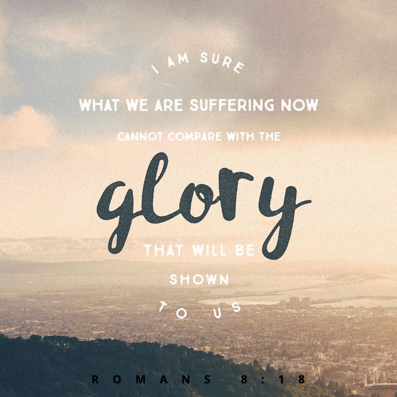 1280x1280 Romans 8:18. Creative. Scripture Art. Free Church Resources from Life.Church