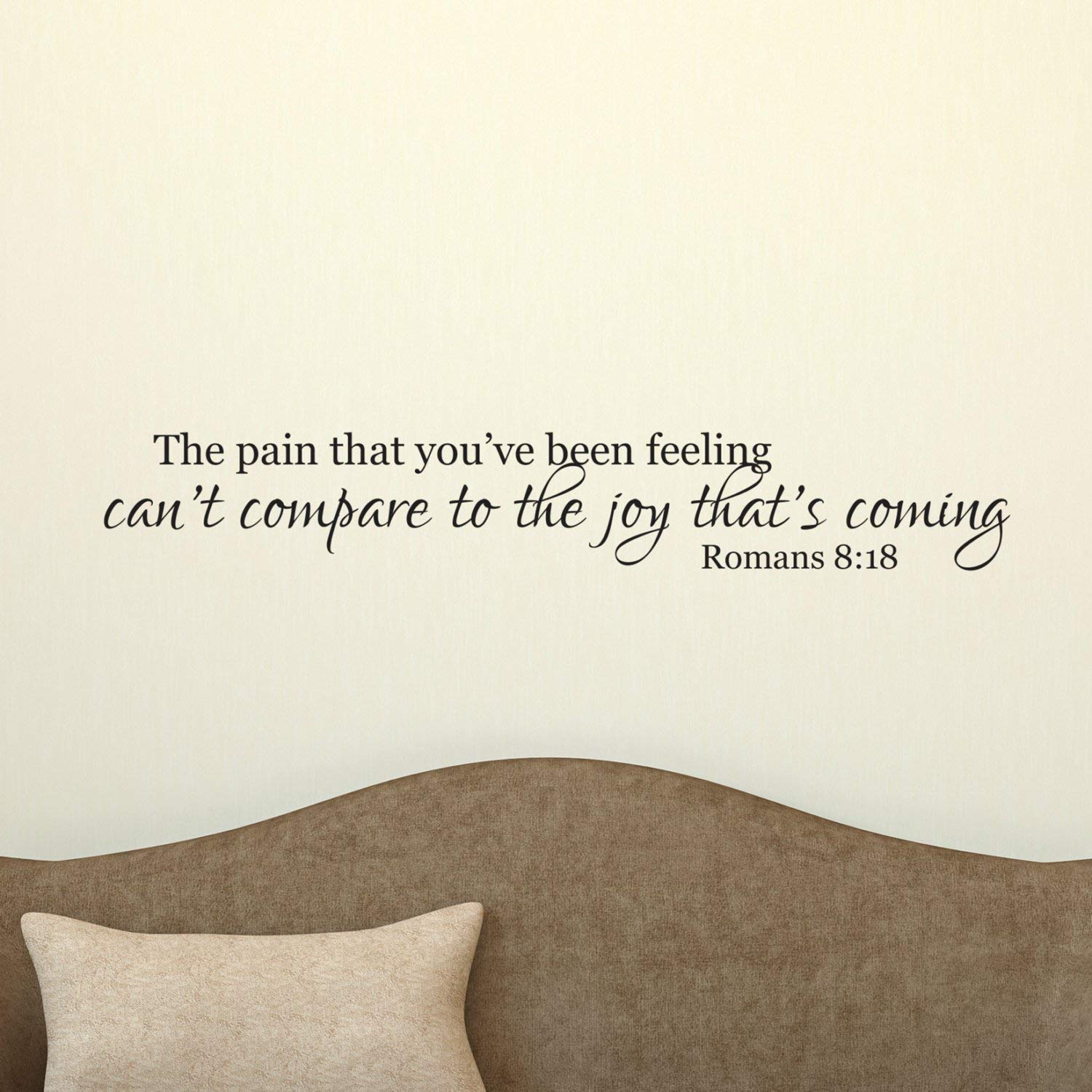 1500x1500 Vinyl Wall Decal 8 18 Verse Wall Decal Wall Decal You've Been Feeling Can't Compare to The Joy That's Coming