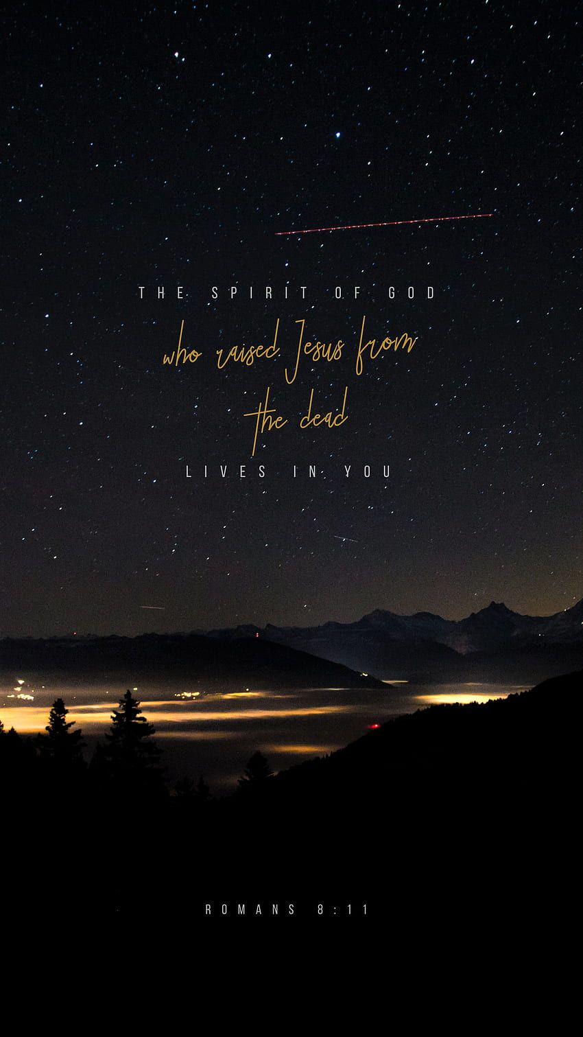 850x1511 Romans 8:11. Bible quotes, Worship, bible HD phone wallpaper