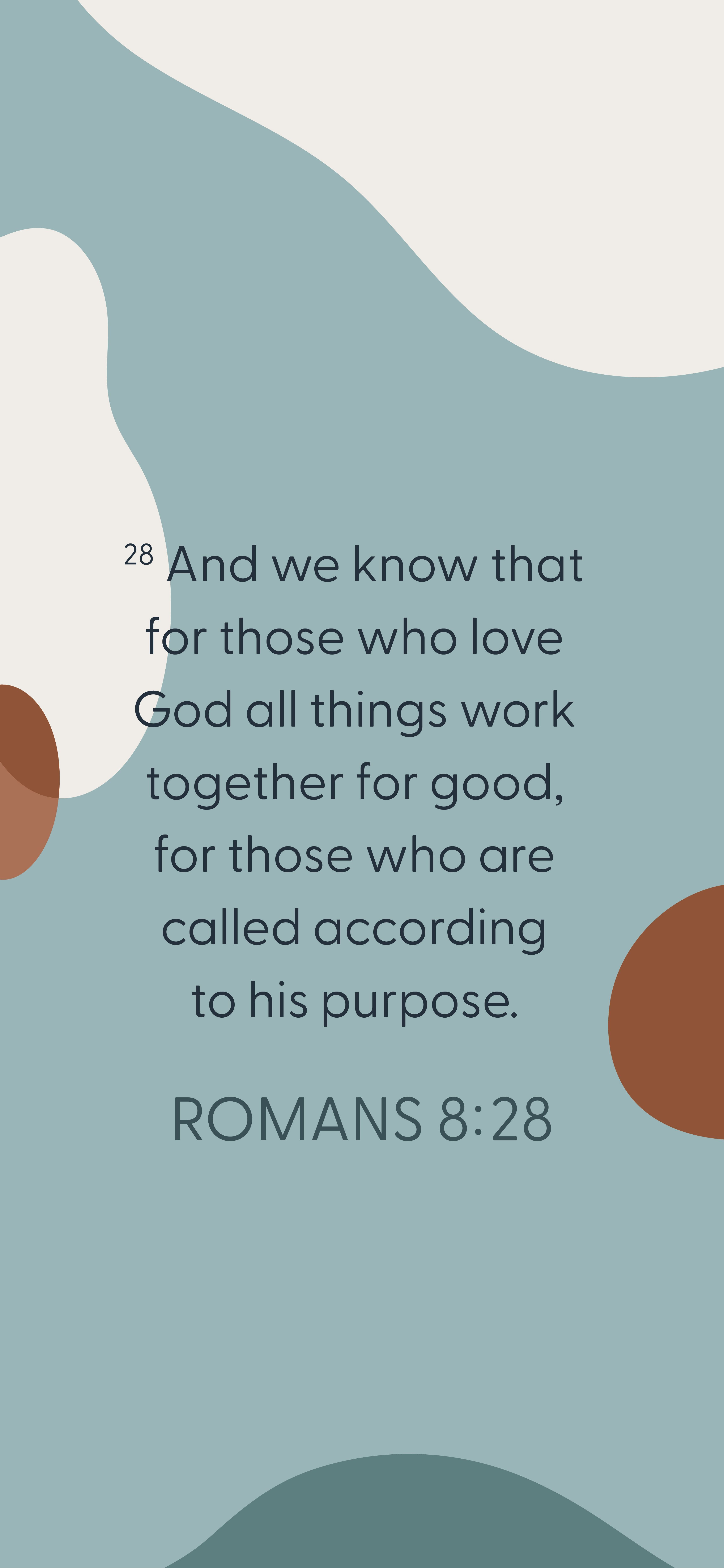 3450x7467 Romans 8:28 Wallpaper