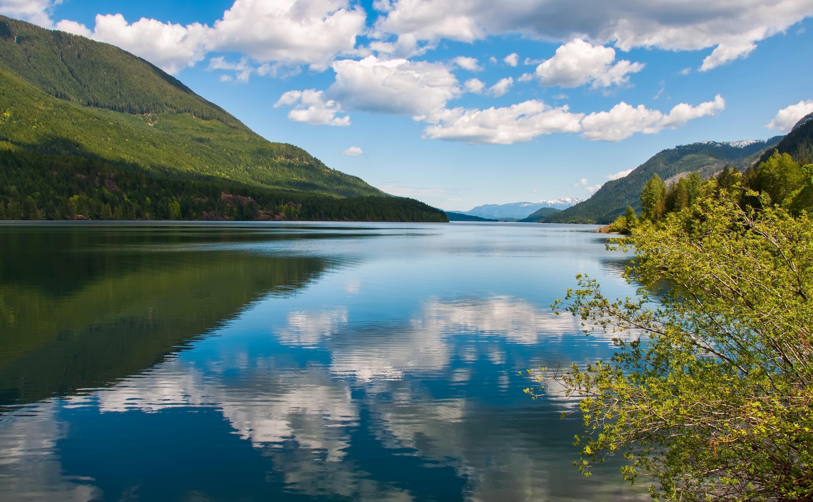 2592x1601 wallpaper lake, canada, landscape HD : Widescreen : High Definition