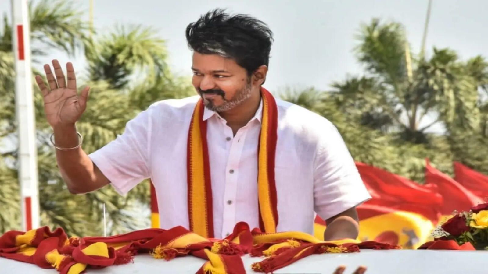 1600x900 TVK chief Vijay resumes poll campaign, targets ruling DMK for 'loot, dynasty politics' Economic Times