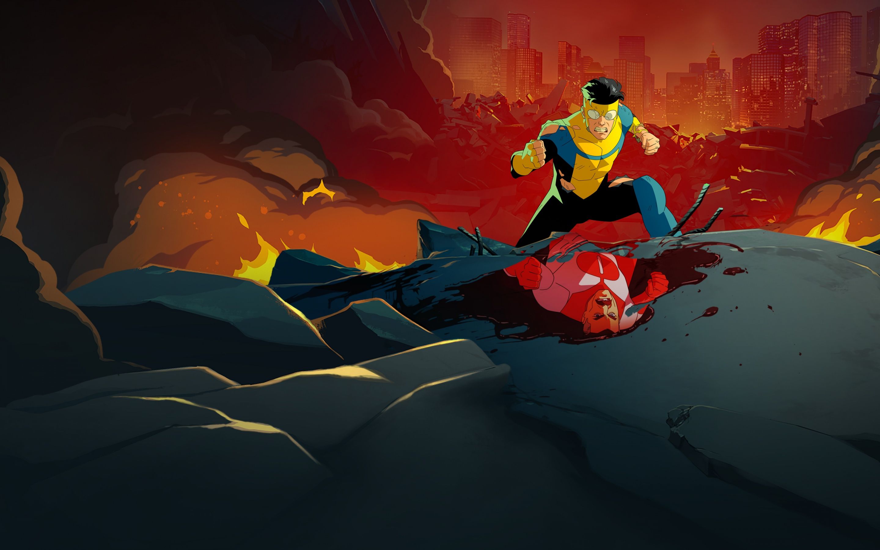2880x1800 Invincible Wallpaper 4K, 2023 Series, Season 1