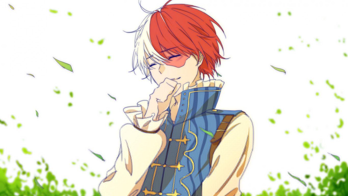 1366x768 Download 1366x768 Wallpaper Happy, Anime Boy, Shouto Todorok