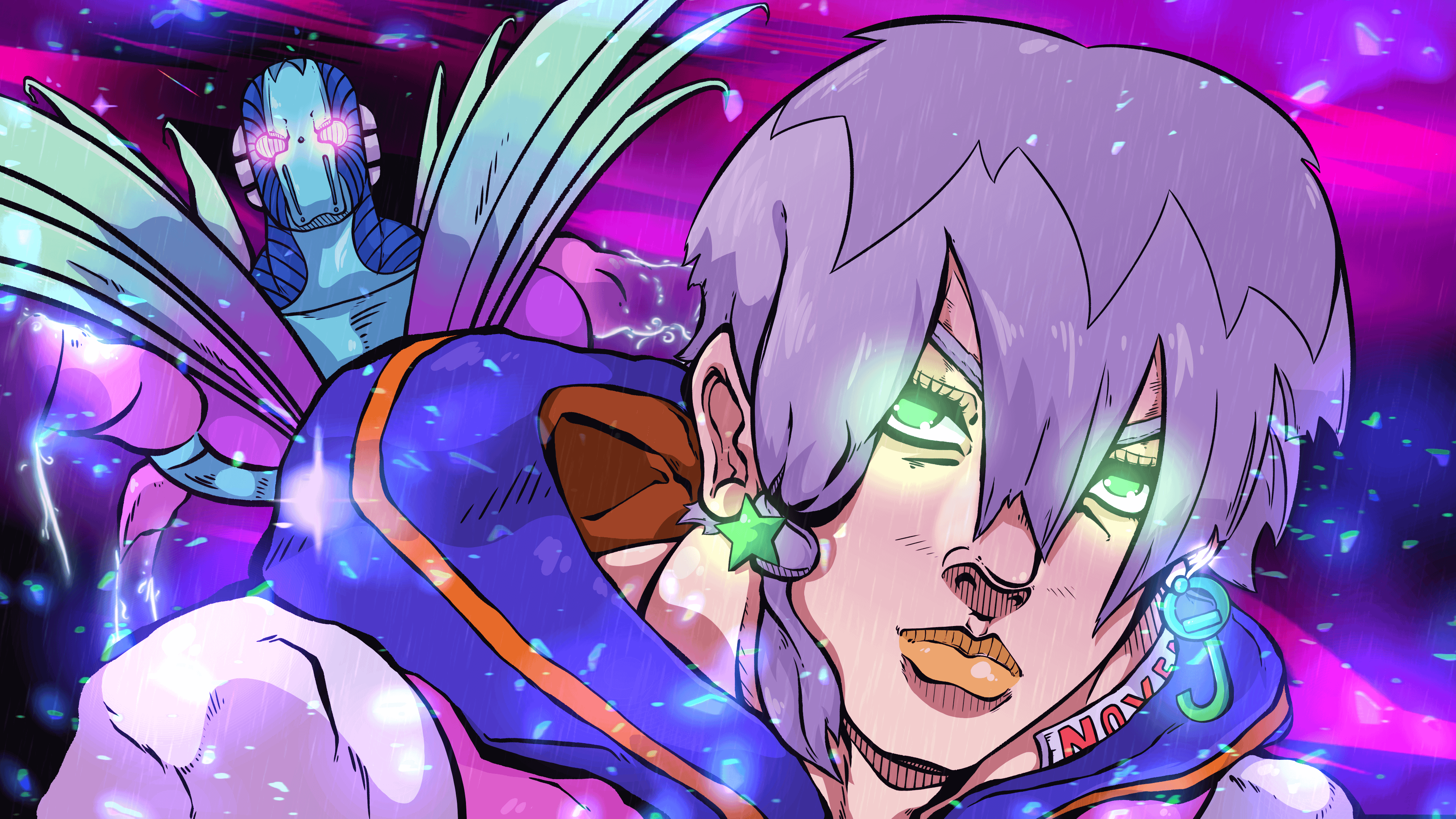 3840x2160 Jodio Joestar and November Rain fan art