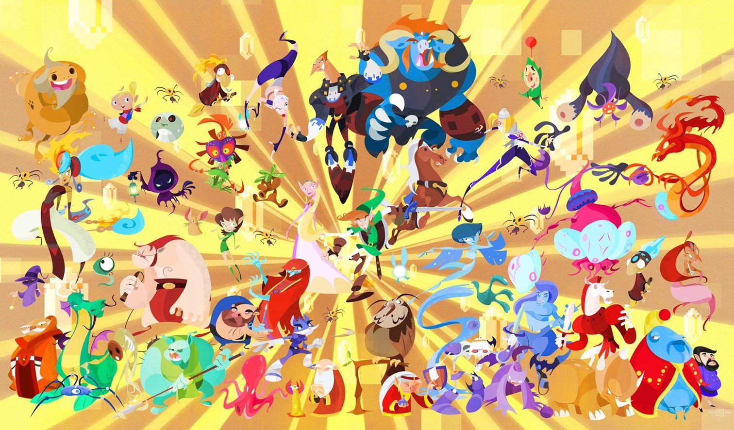 Hình nền Nintendo 1512x886 Cool Zelda