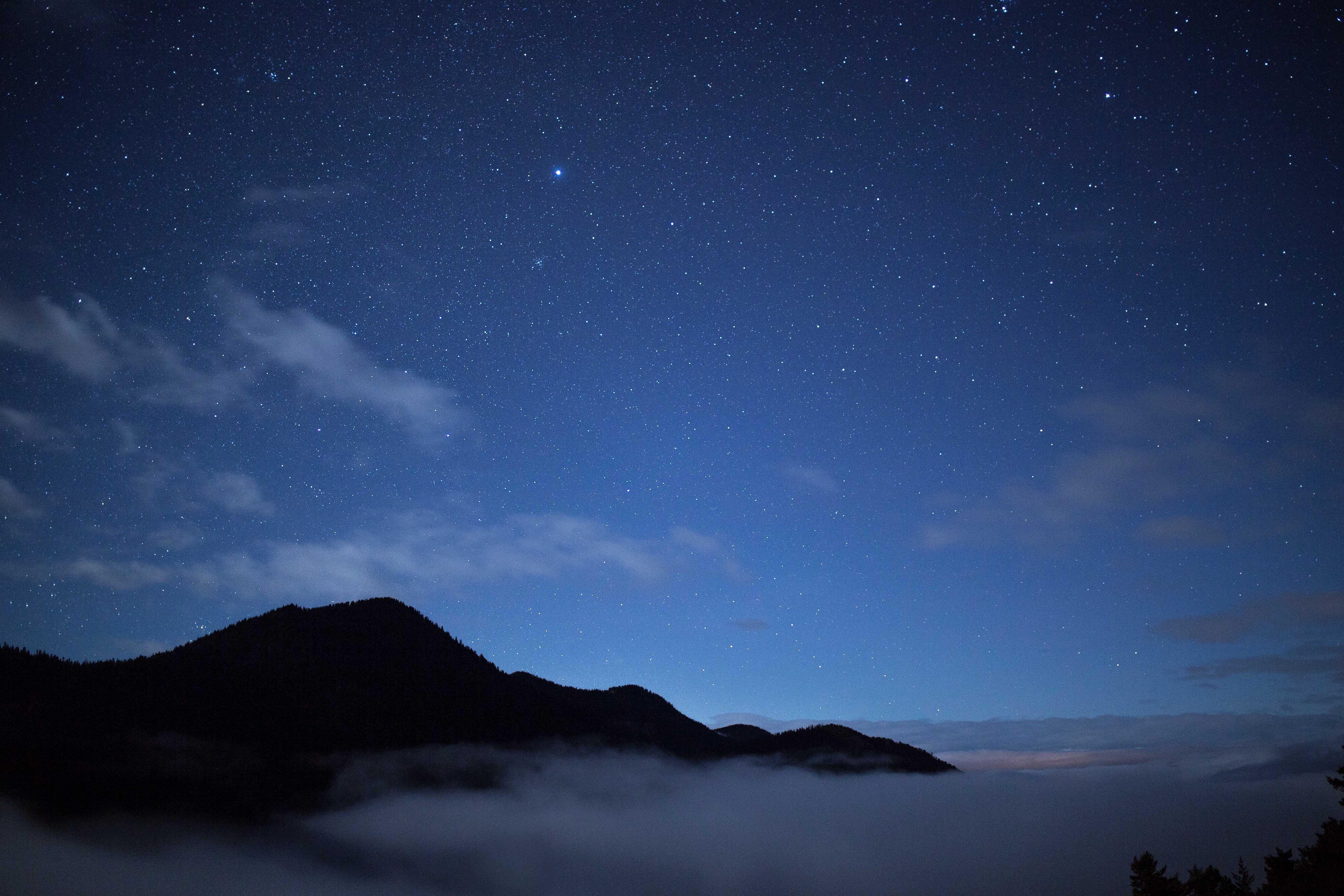 5472x3648 Nature Sky Stars Clouds Mountains Sky, HD Nature, 4k Wallpaper