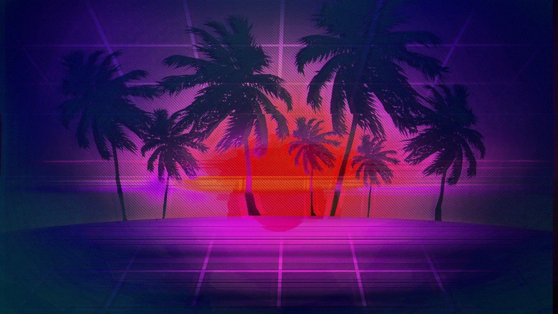 1920x1080 Vaporwave Wallpaper. Glitch Vaporwave
